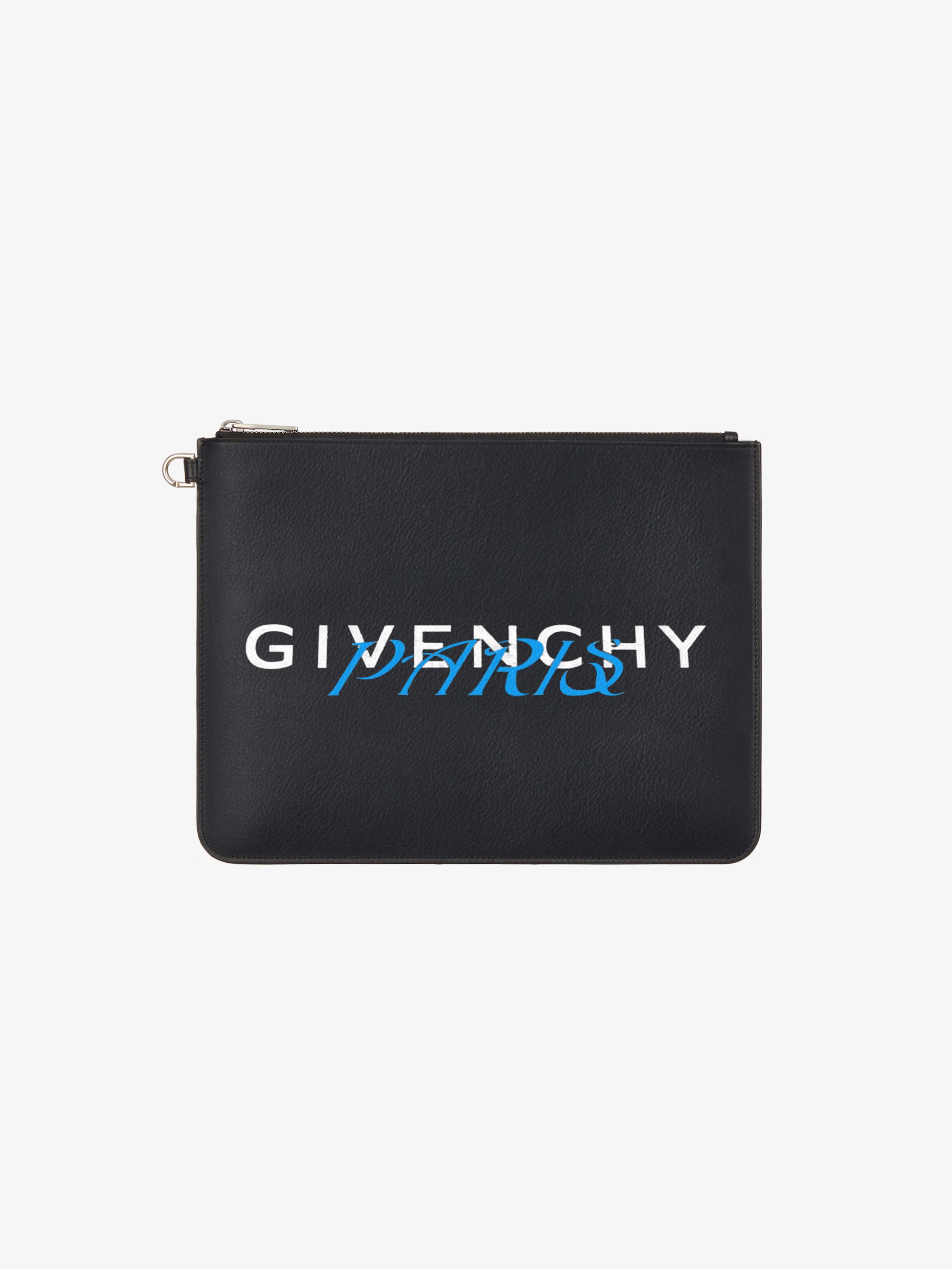 3D GIVENCHY PARIS large pouch in leather