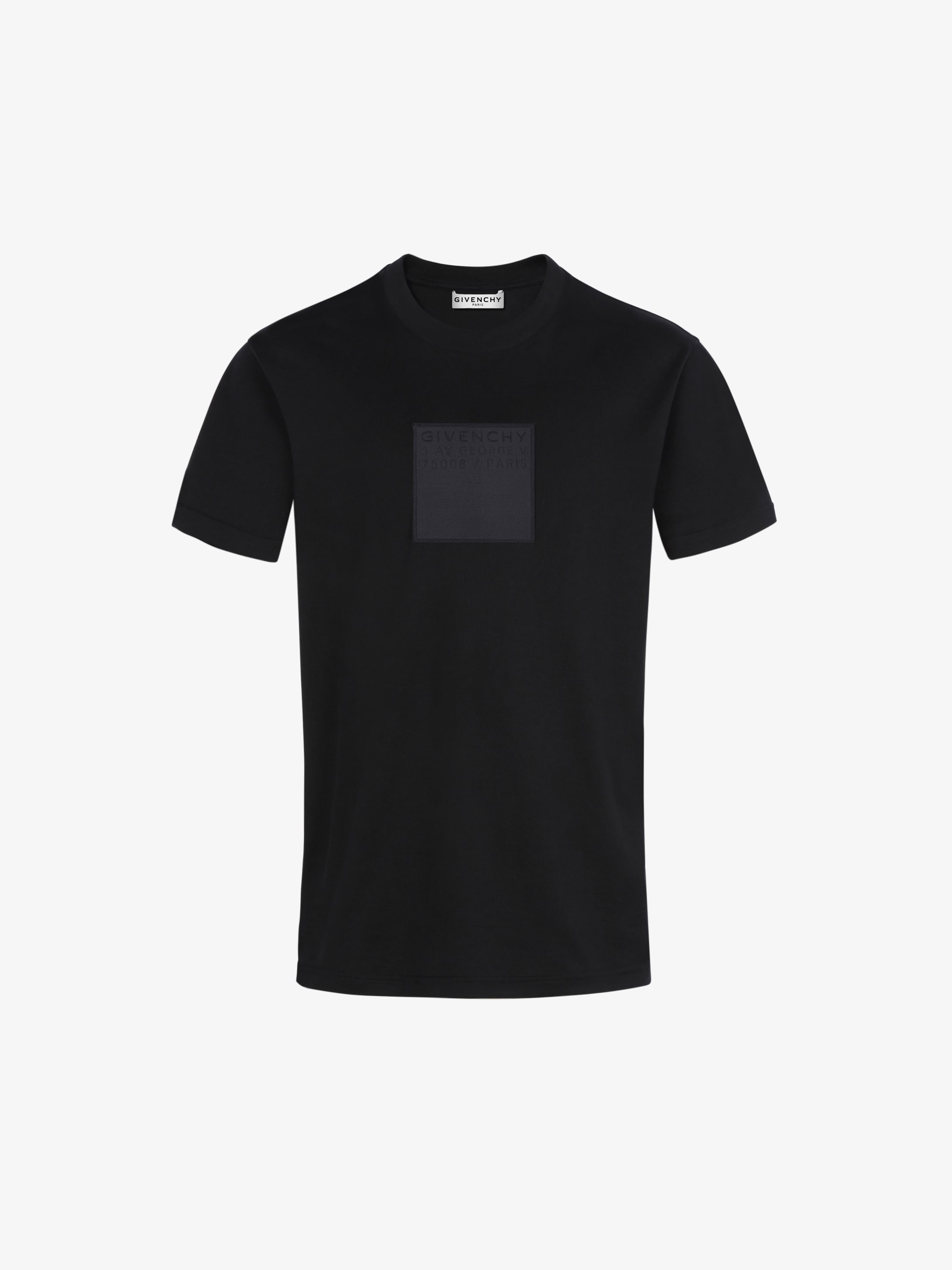 GIVENCHY ADDRESS patch slim fit t-shirt