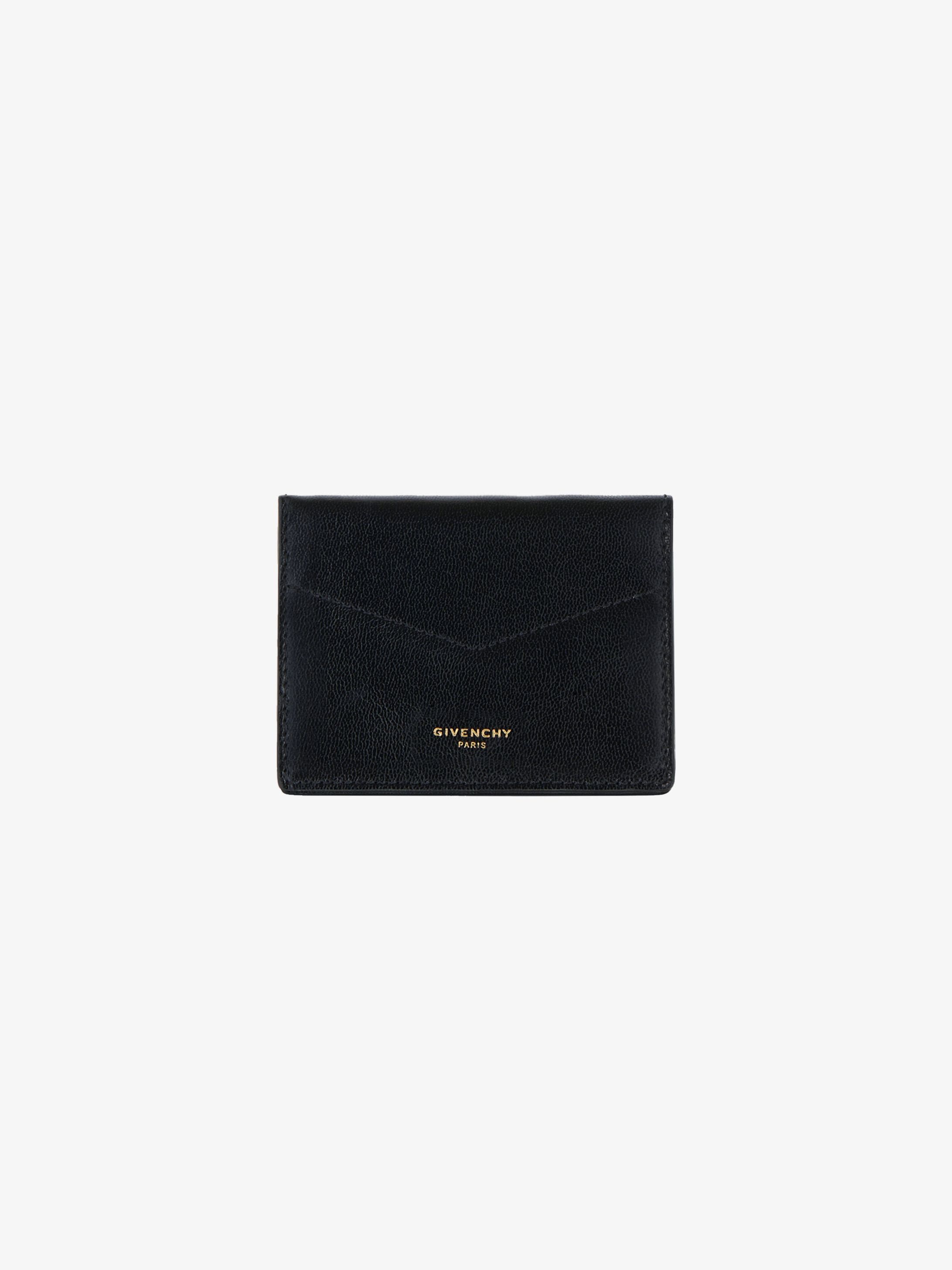 Mini wallet in leather