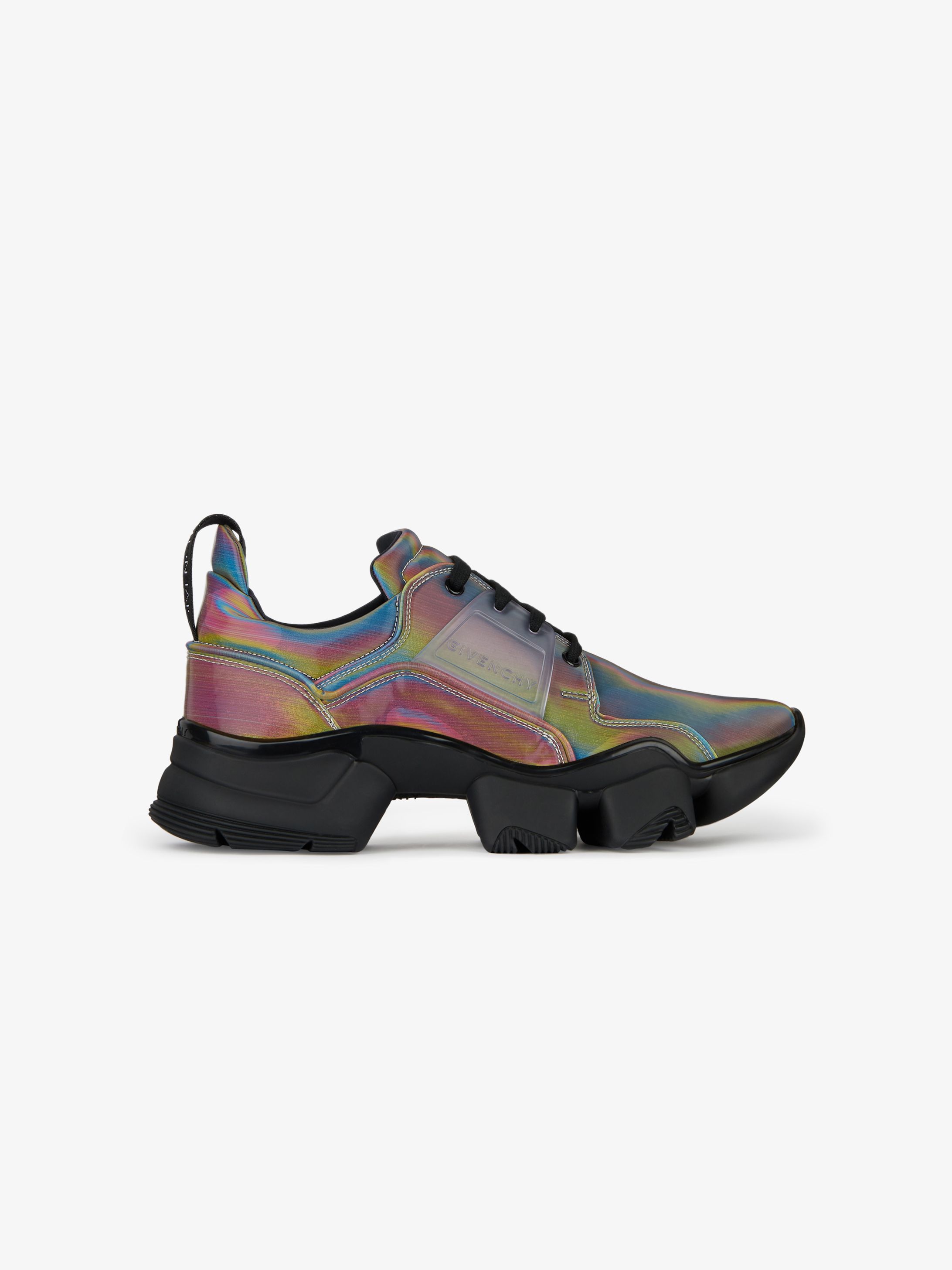 Jaw low sneakers in holographic canvas
