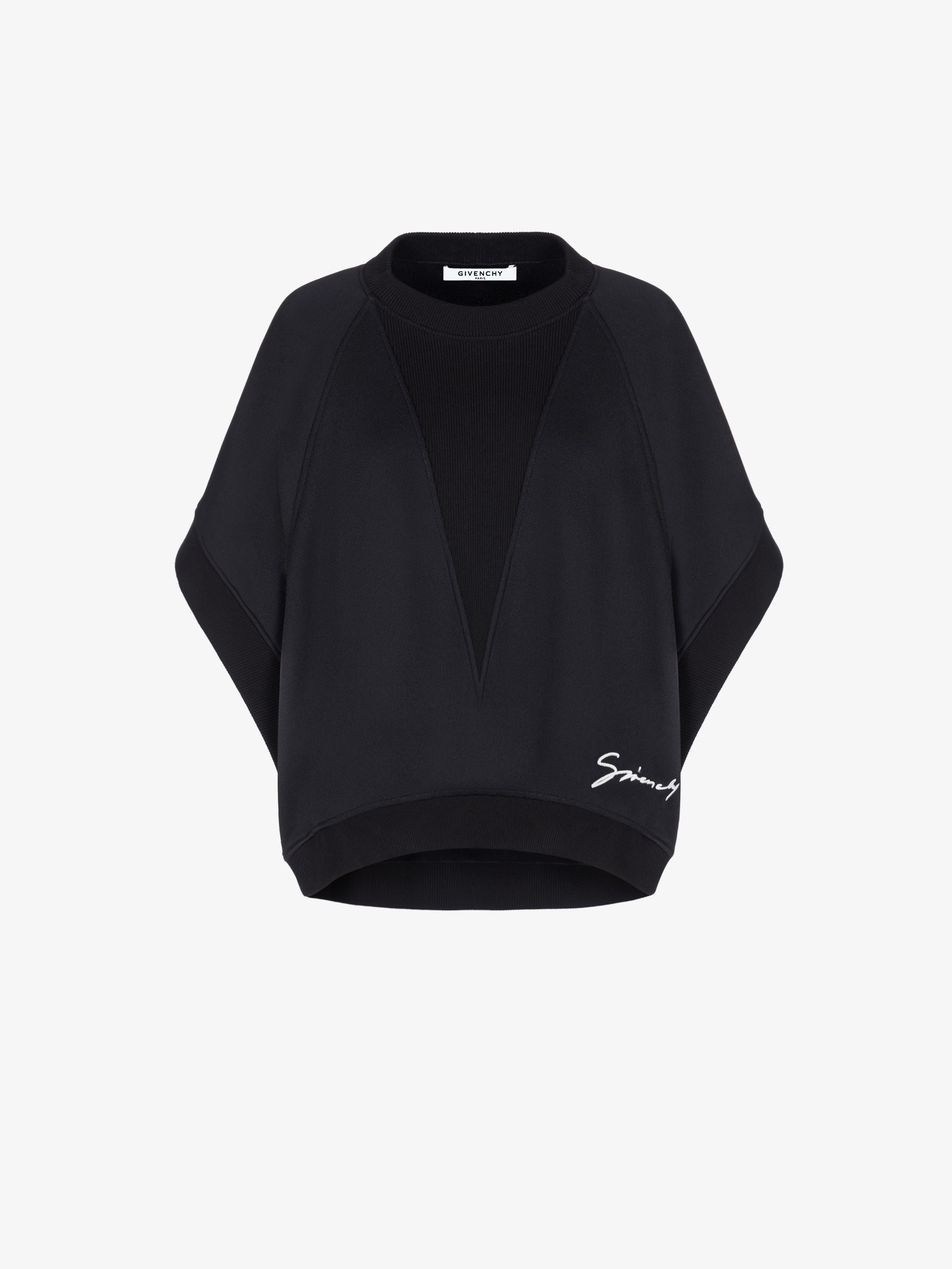 Felpa oversize a maniche corte GIVENCHY