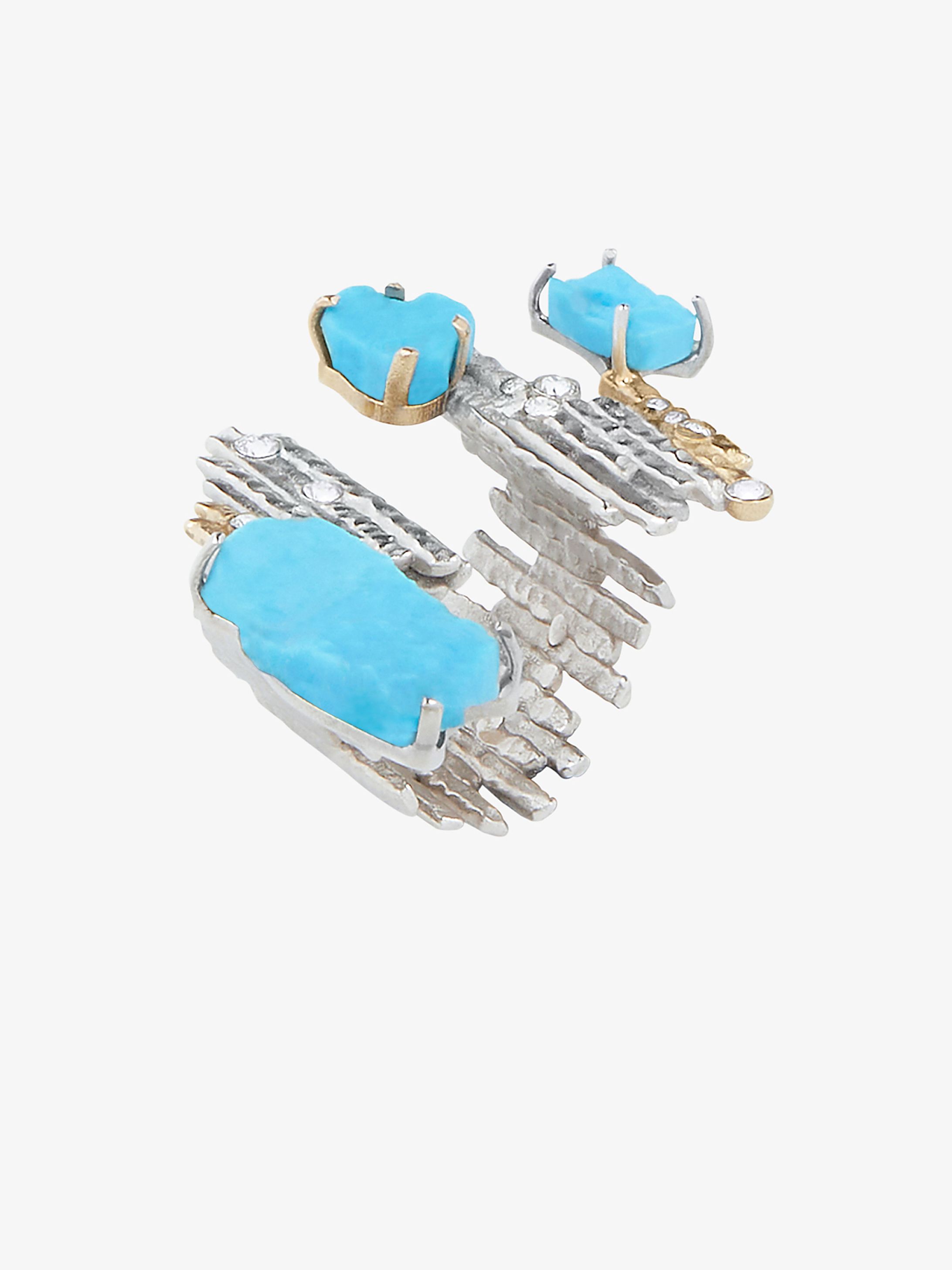 Bague Fractured effet trois doigts