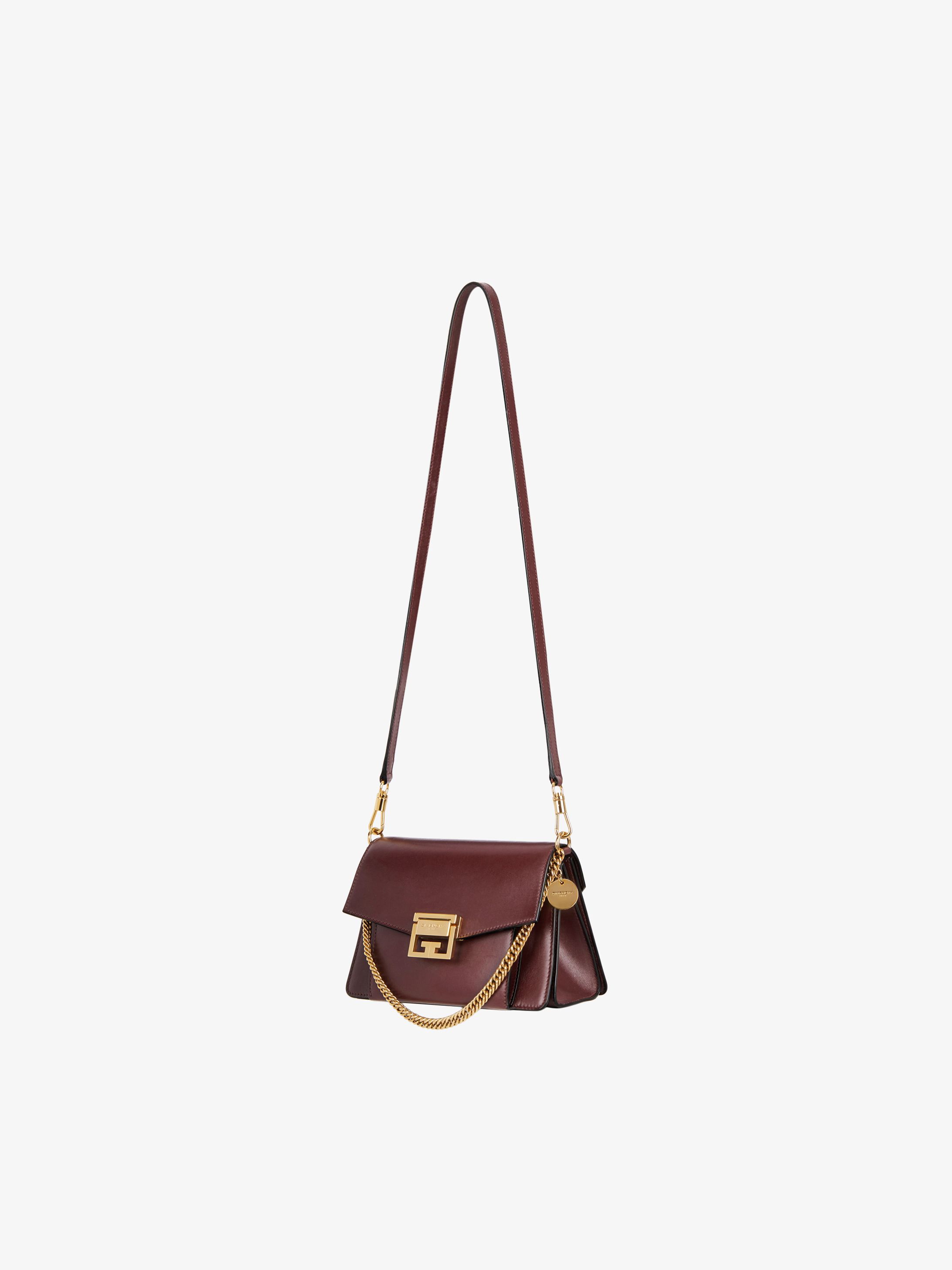 Small GV3 bag in box leather