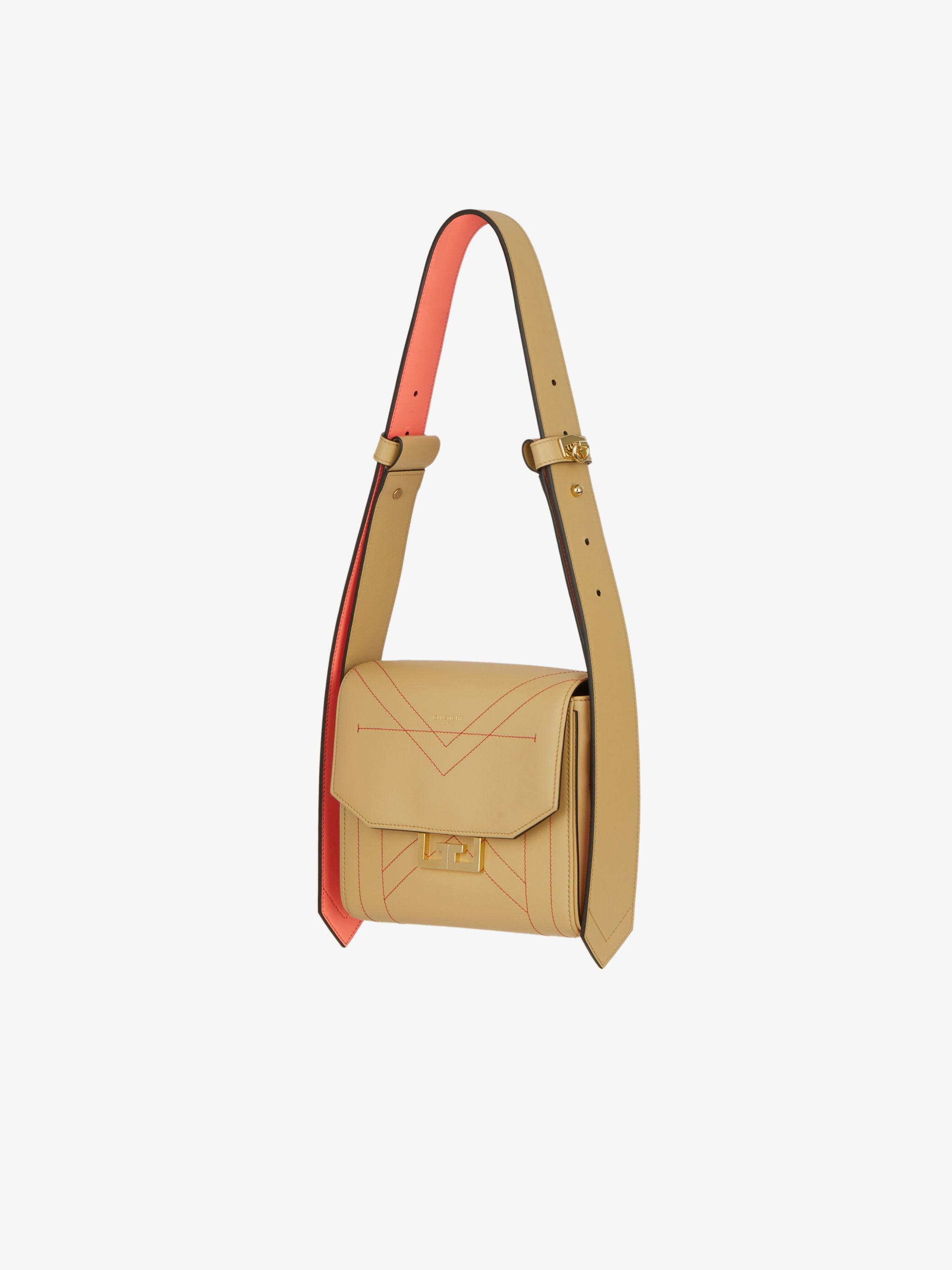 Small Eden bag in contrasted leather
