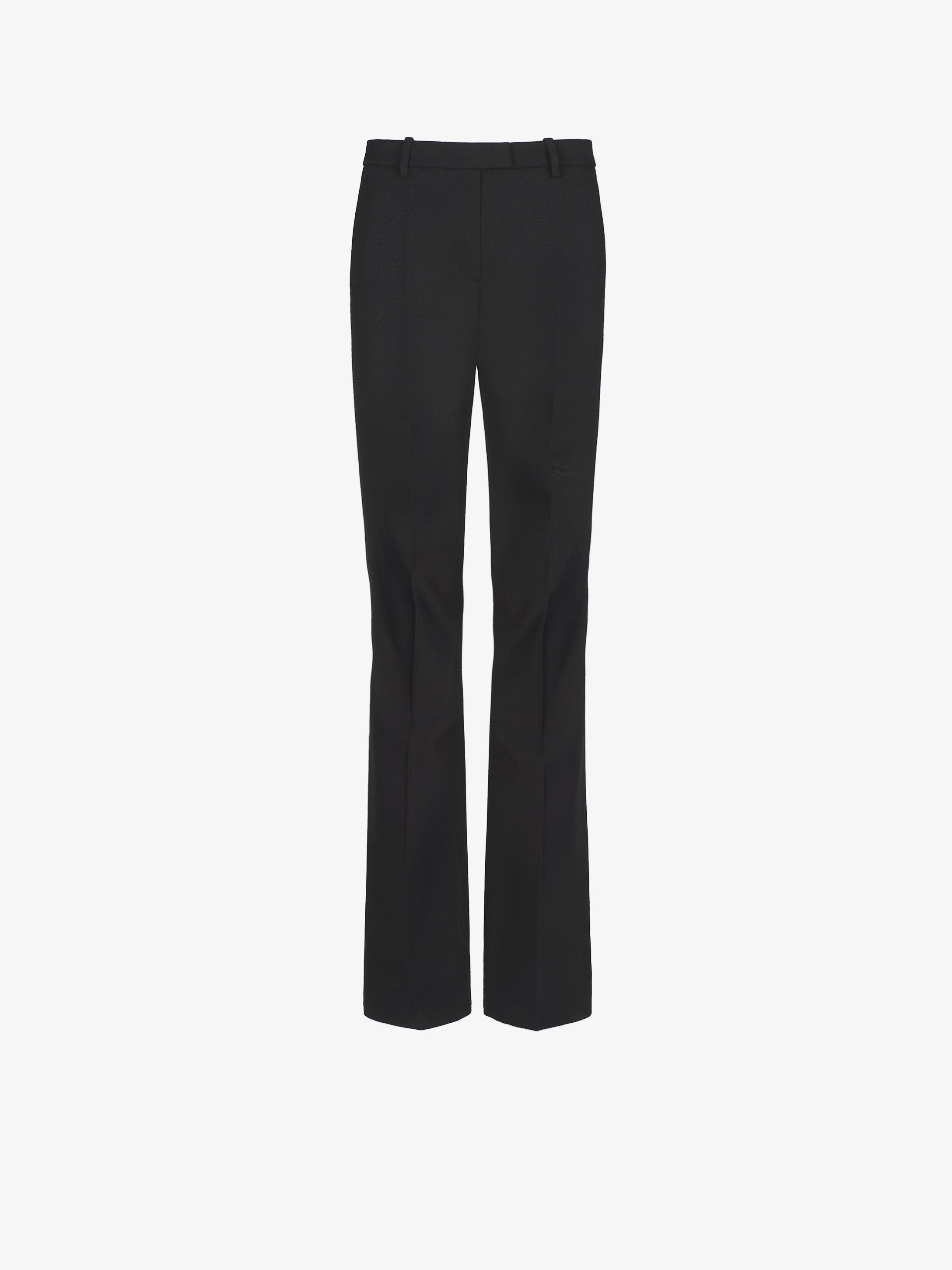 Pantalon bootcut en laine