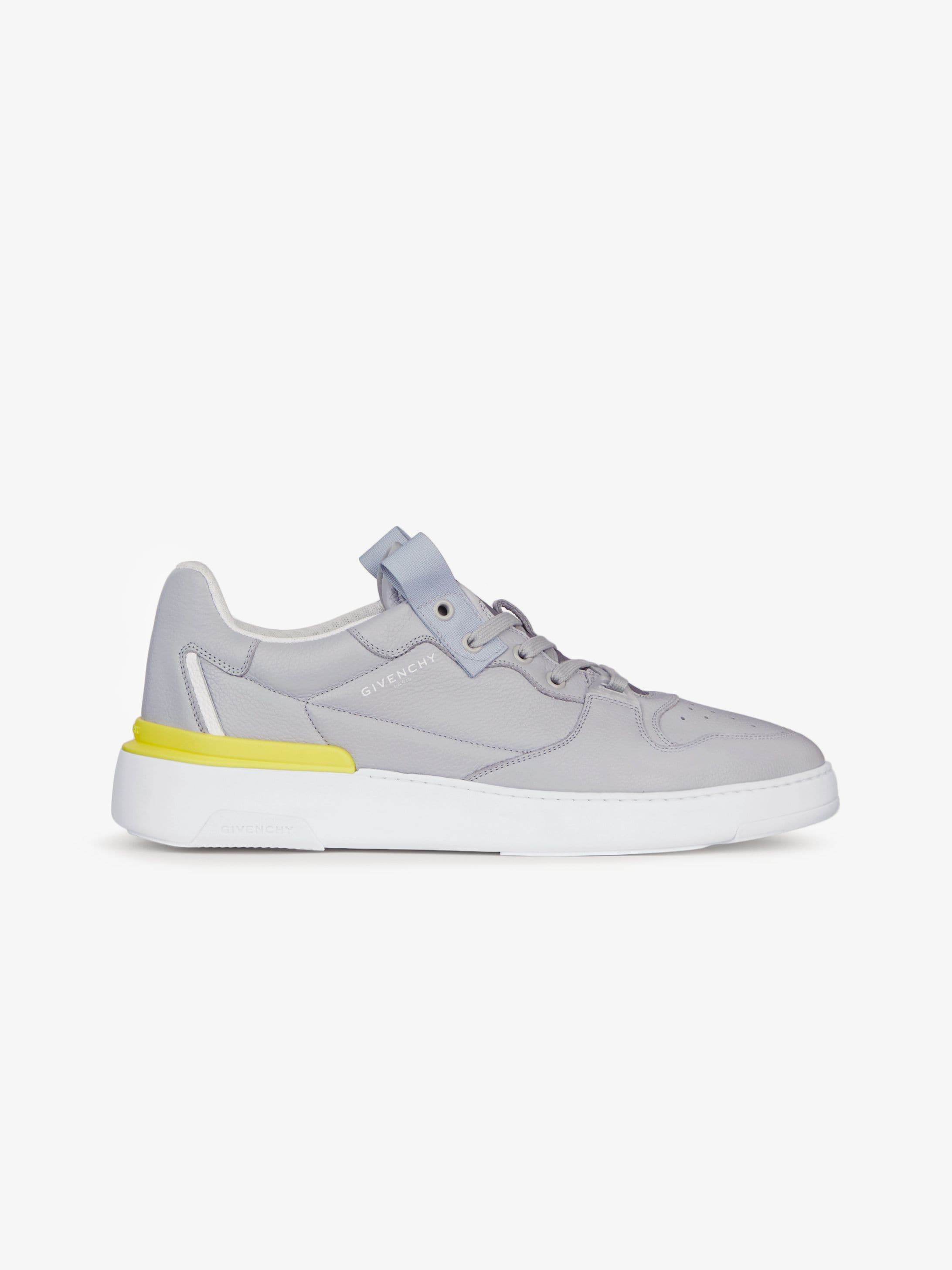 Wing low sneakers in grained leather
