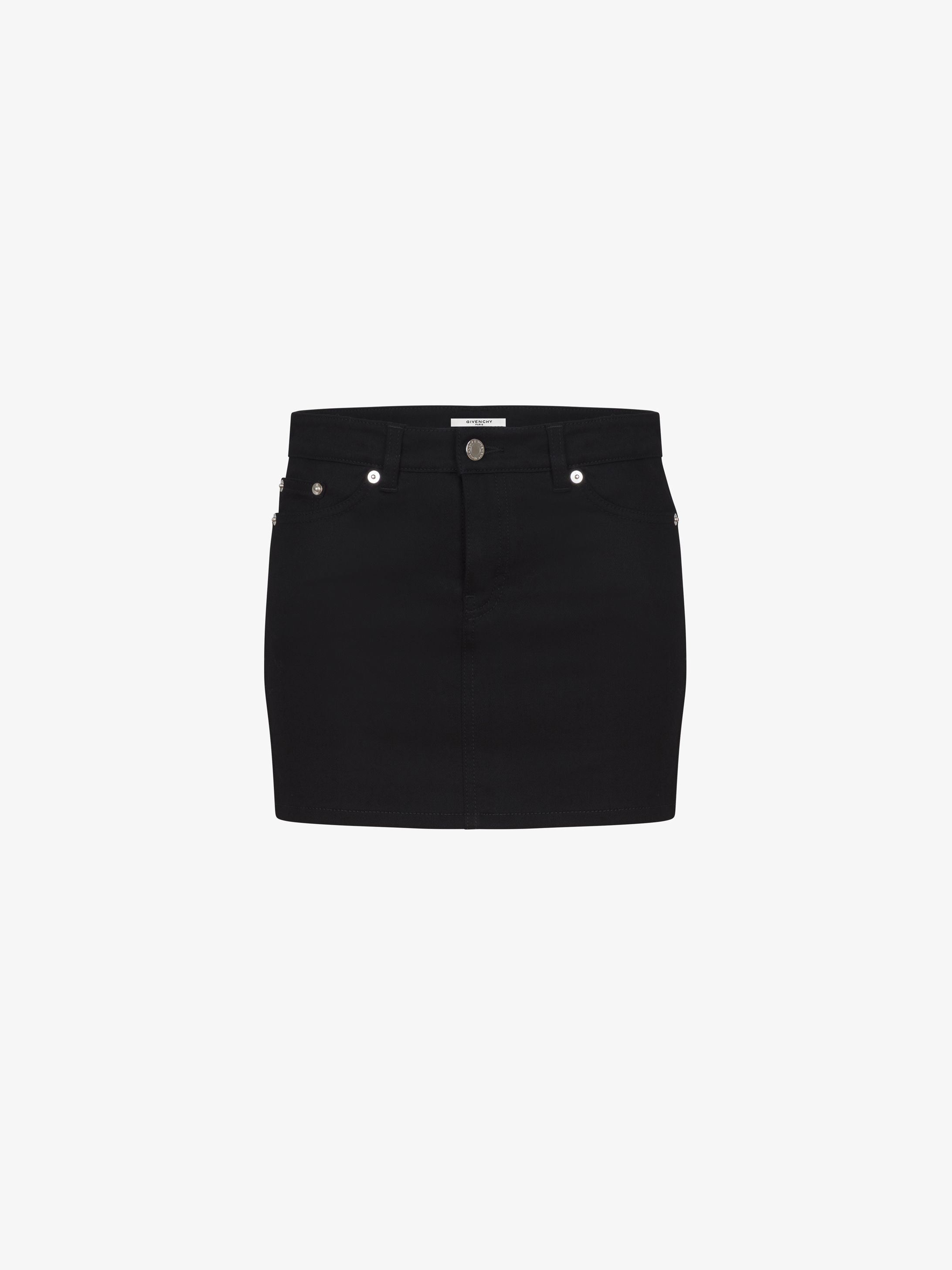 white skirt with black stars
