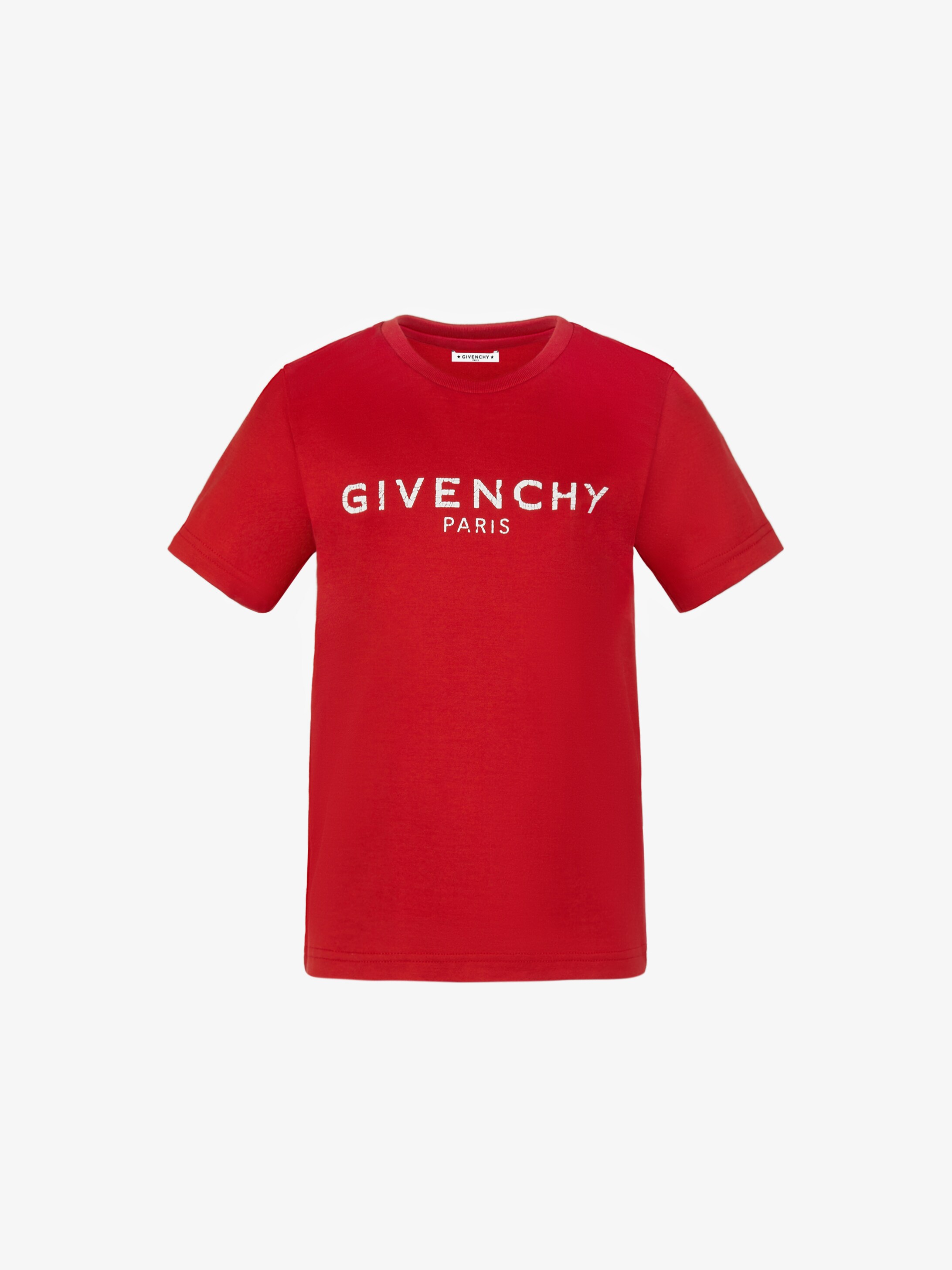 white and red givenchy shirt