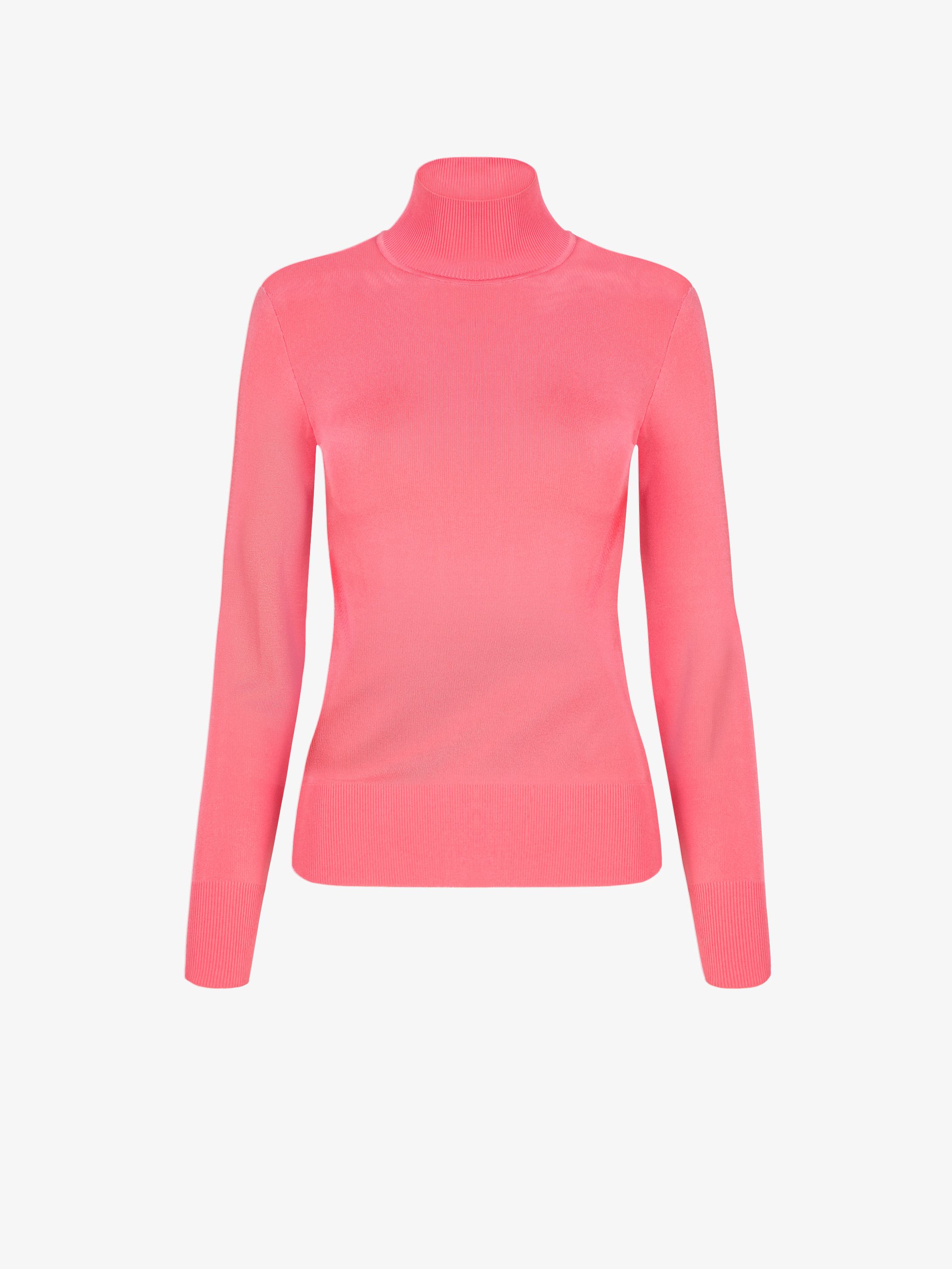 Turtleneck sweater in viscose