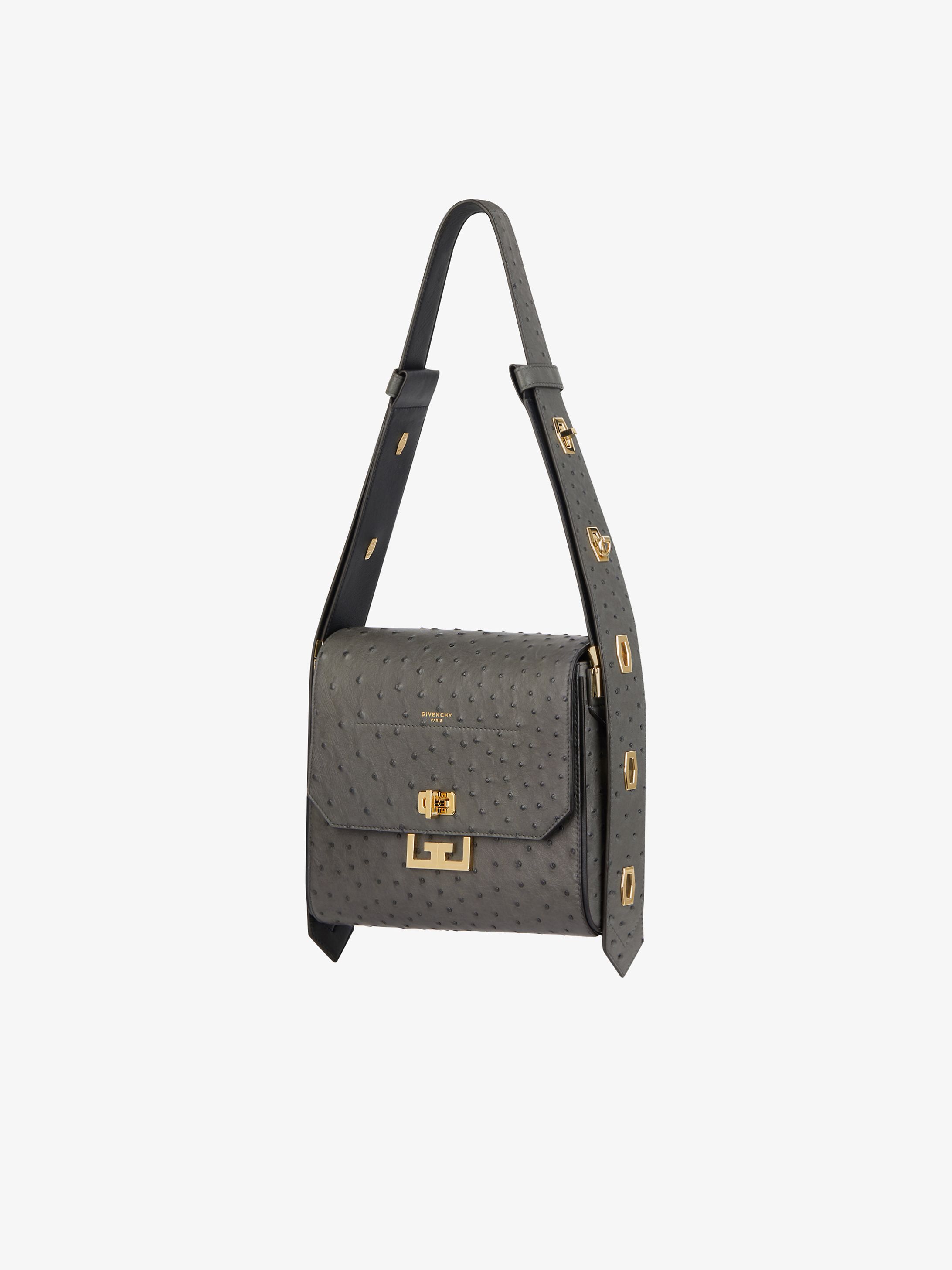 Medium Eden bag in ostrich