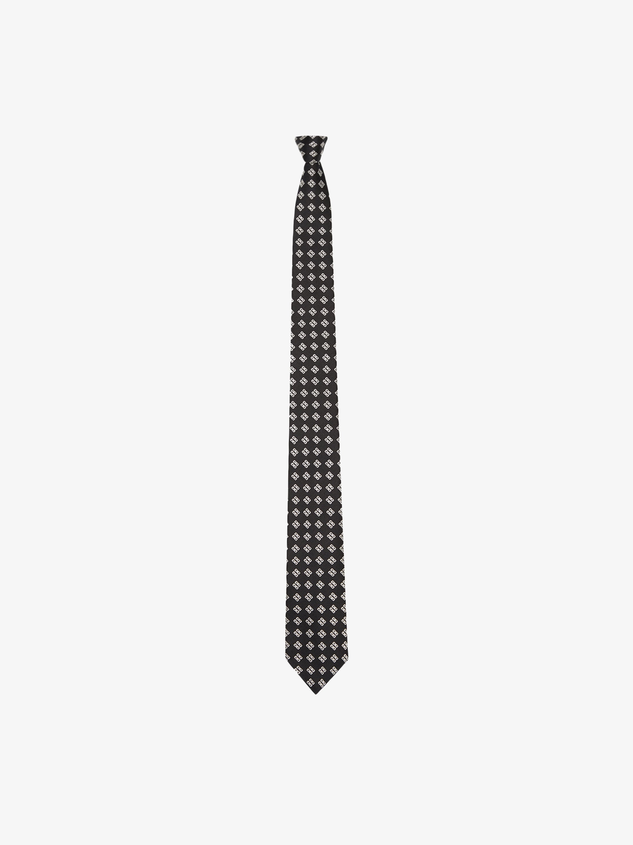 Cravate en jacquard de soie 4G