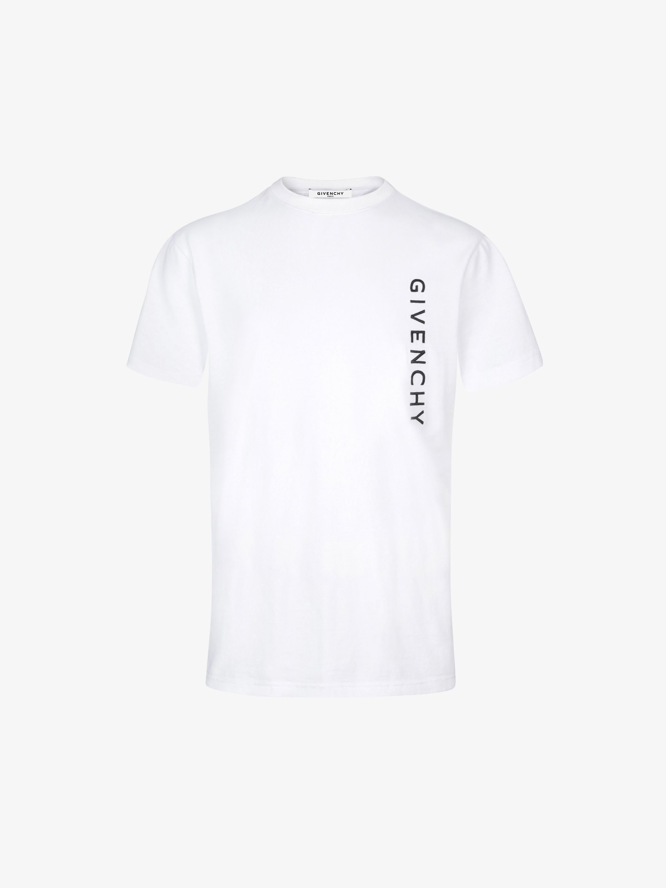 T-shirt slim à signature GIVENCHY verticale