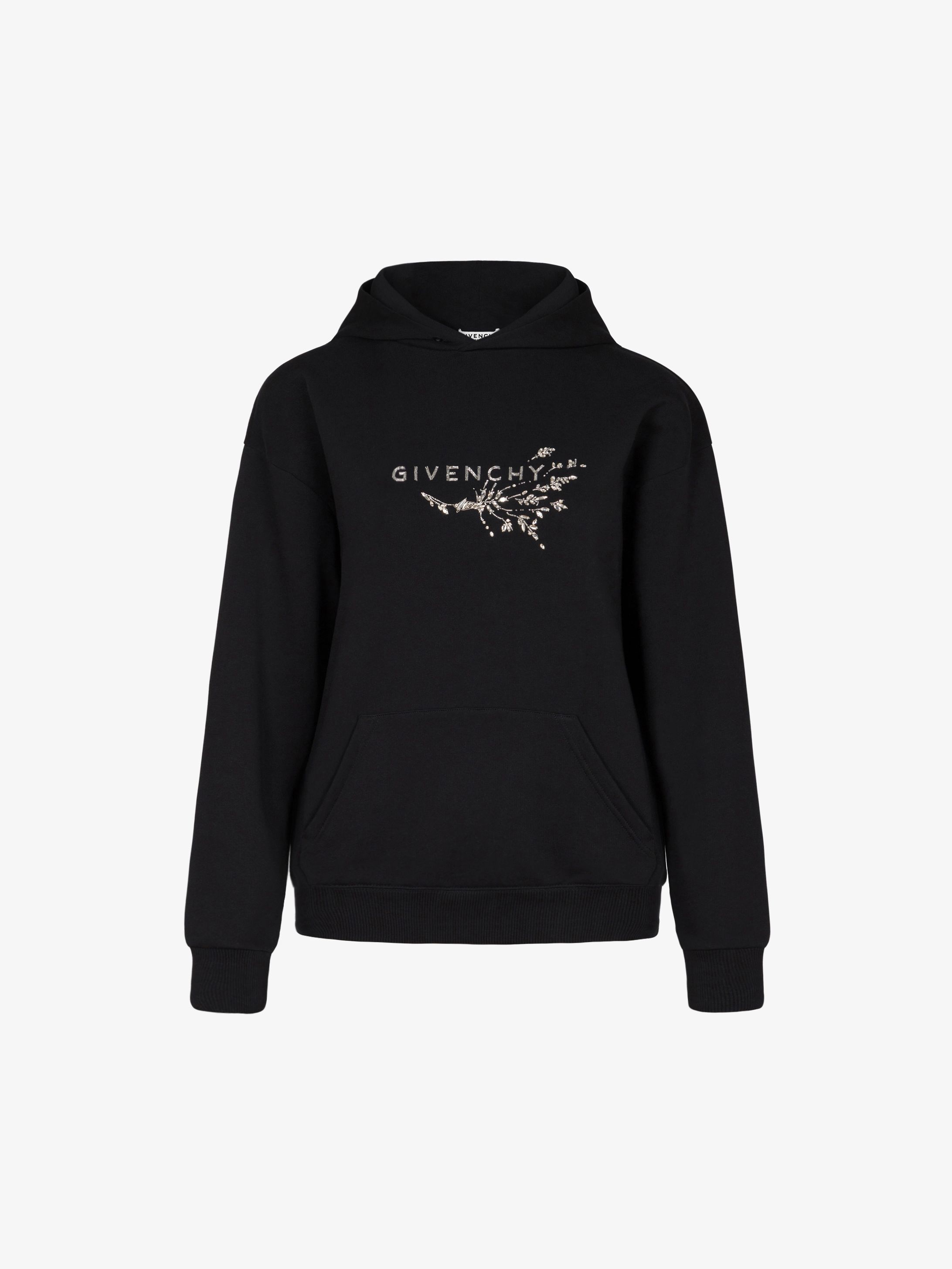 Felpa GIVENCHY con ricamo in cristalli