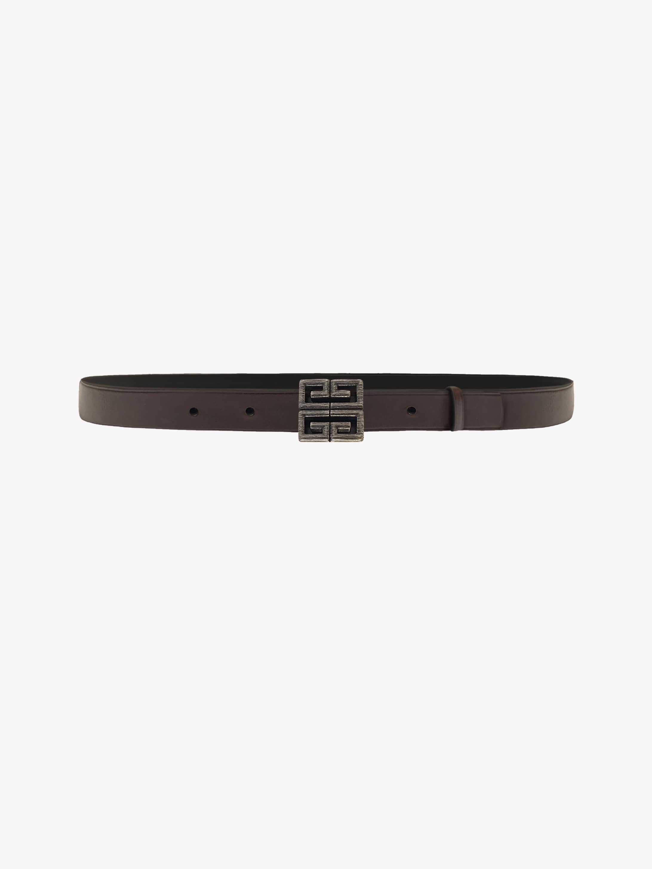 4G buckle belt in leather