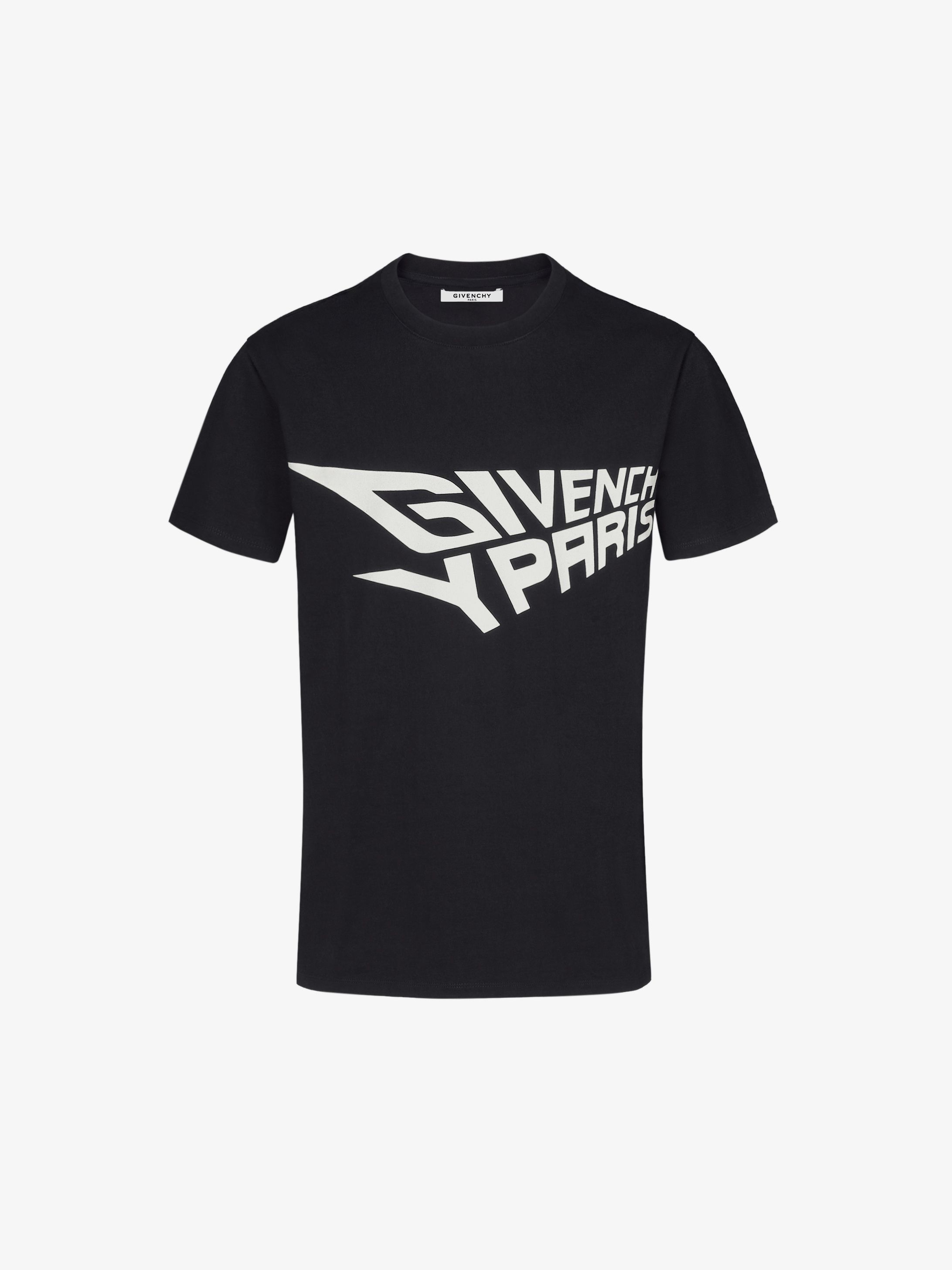 GIVENCHY PARIS glow in the dark slim fit T-shirt