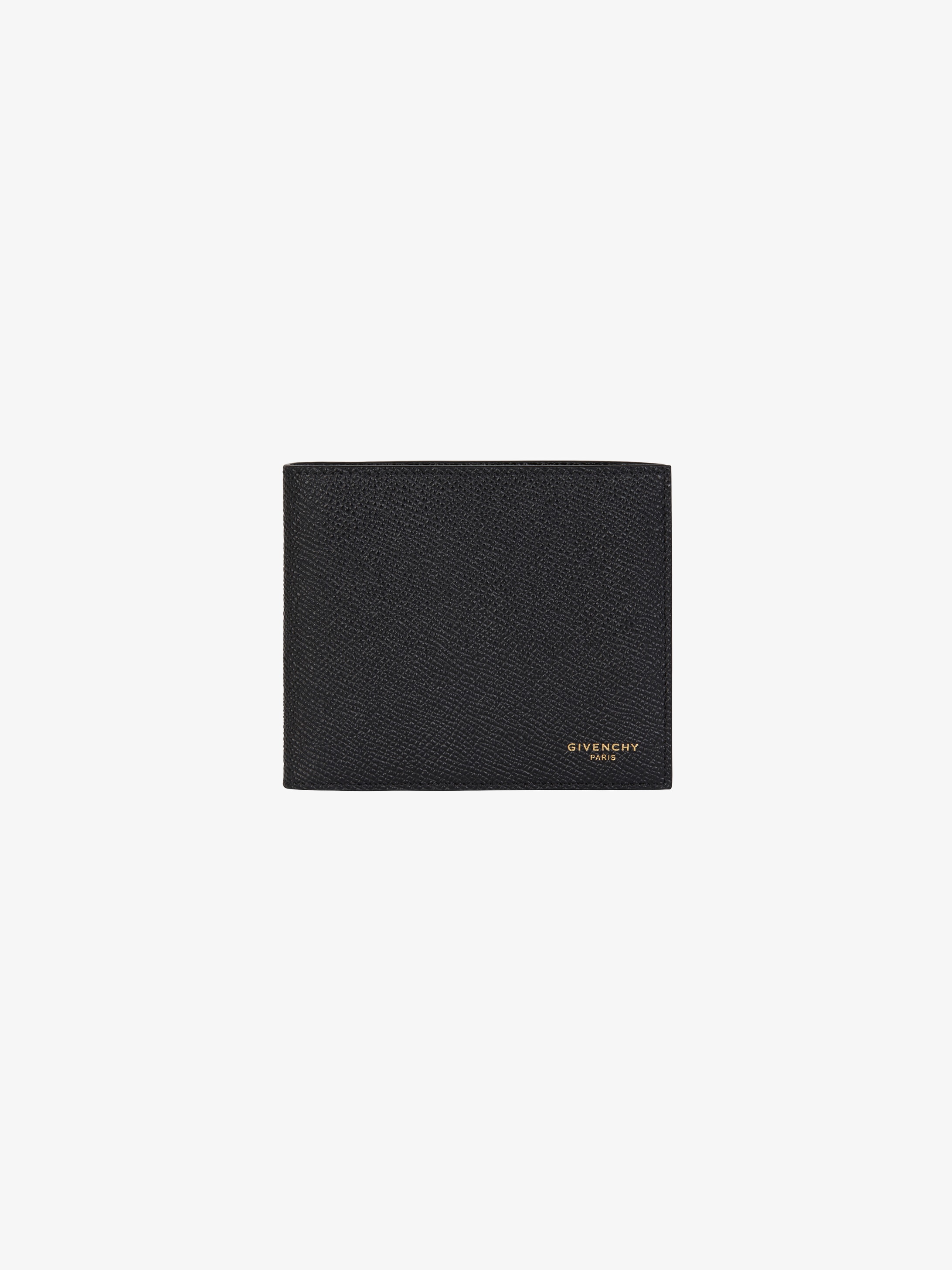 Wallet in grained leather