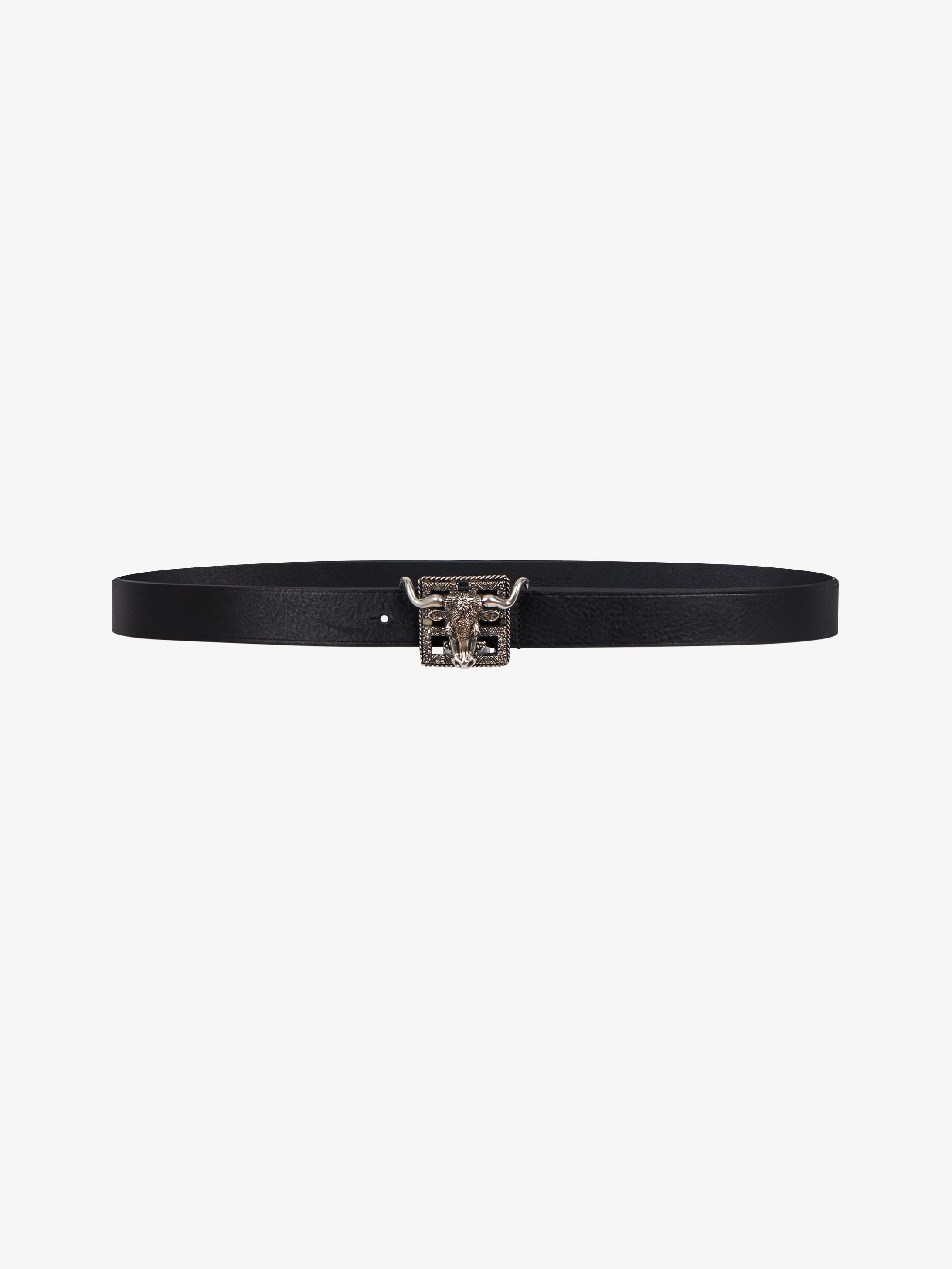4G bull buckle belt