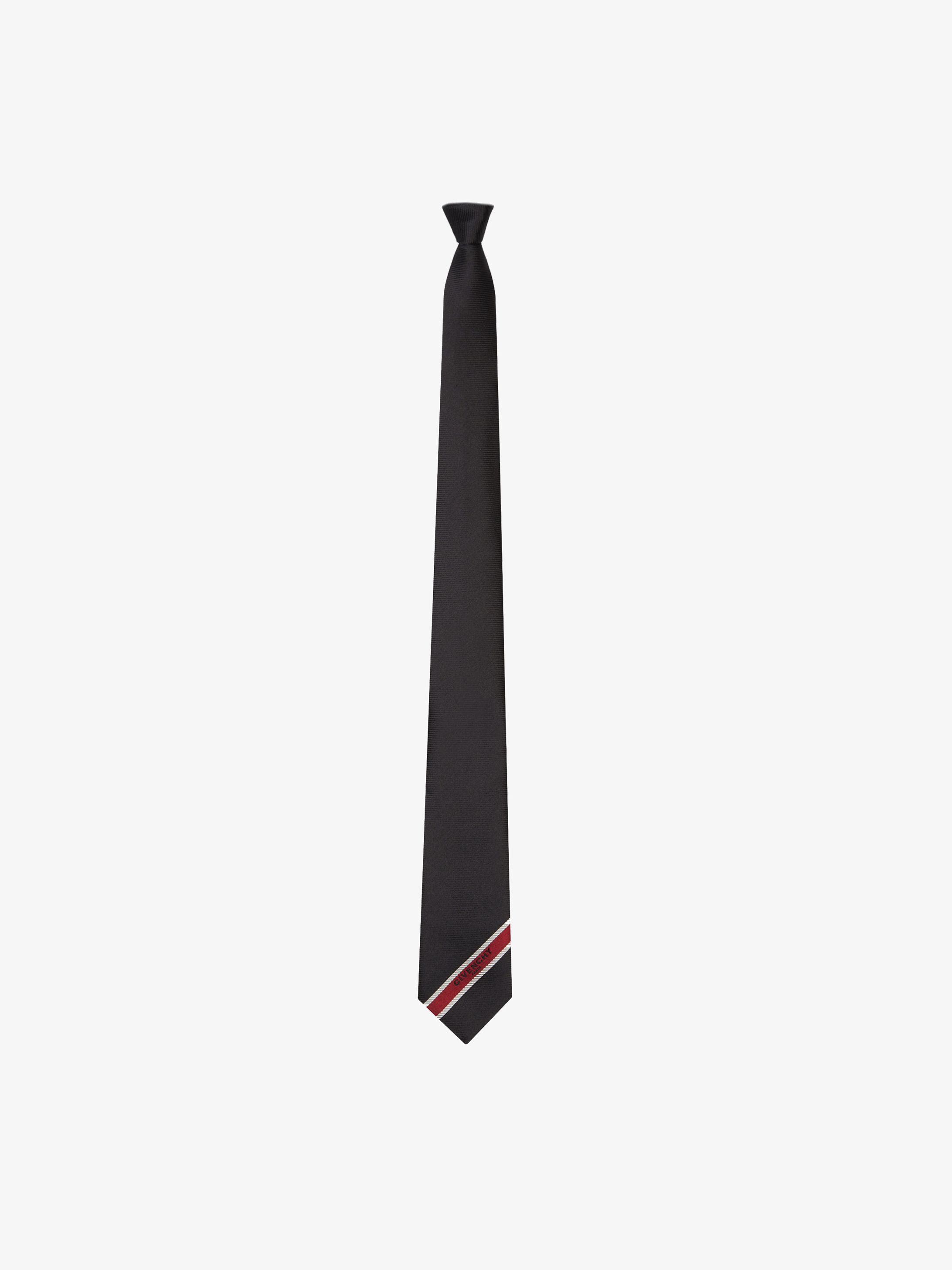GIVENCHY band jacquard tie