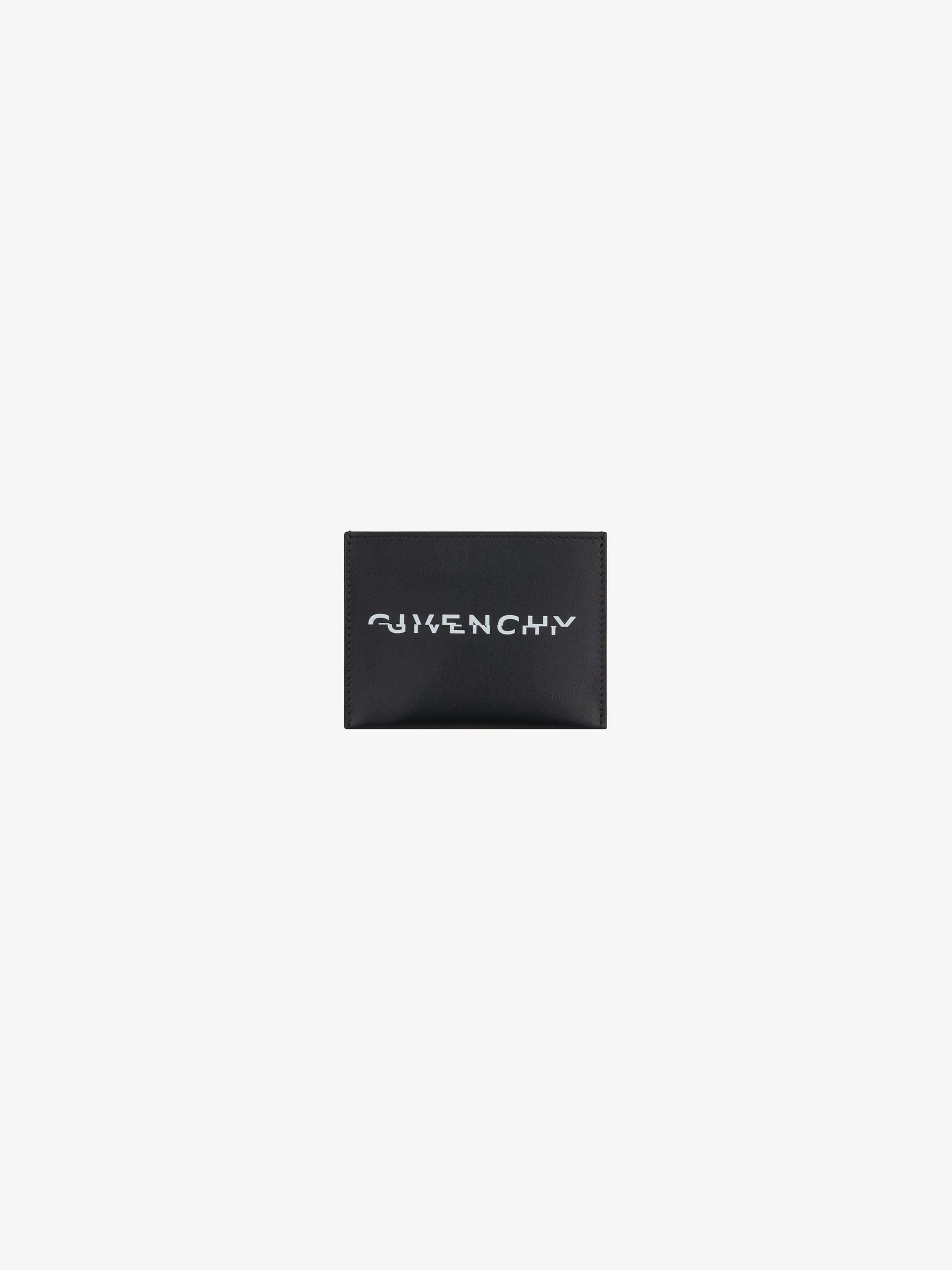 GIVENCHY SPLIT card holder in leather