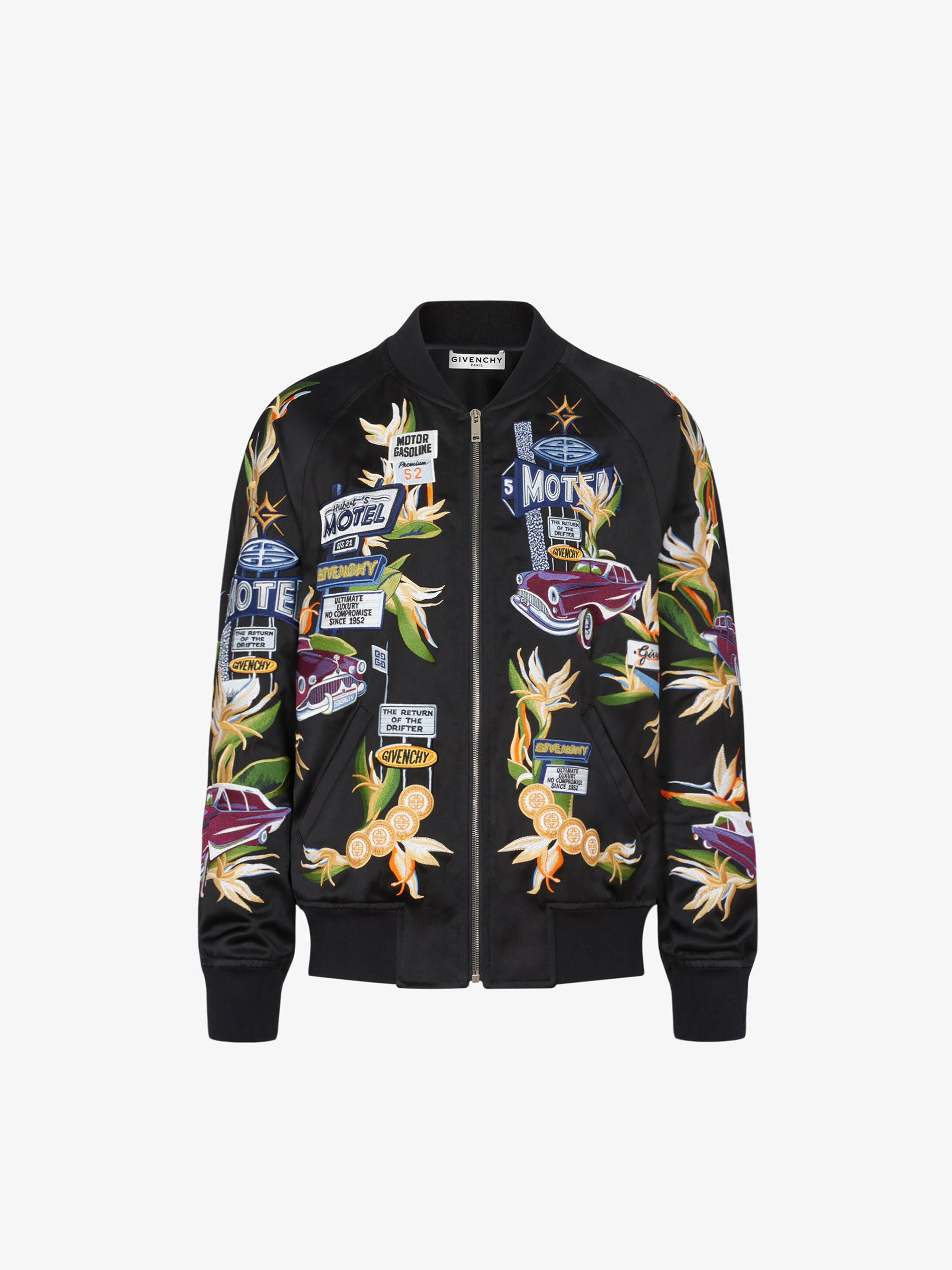 GIVENCHY Motel embroidered bomber in viscose | GIVENCHY Paris