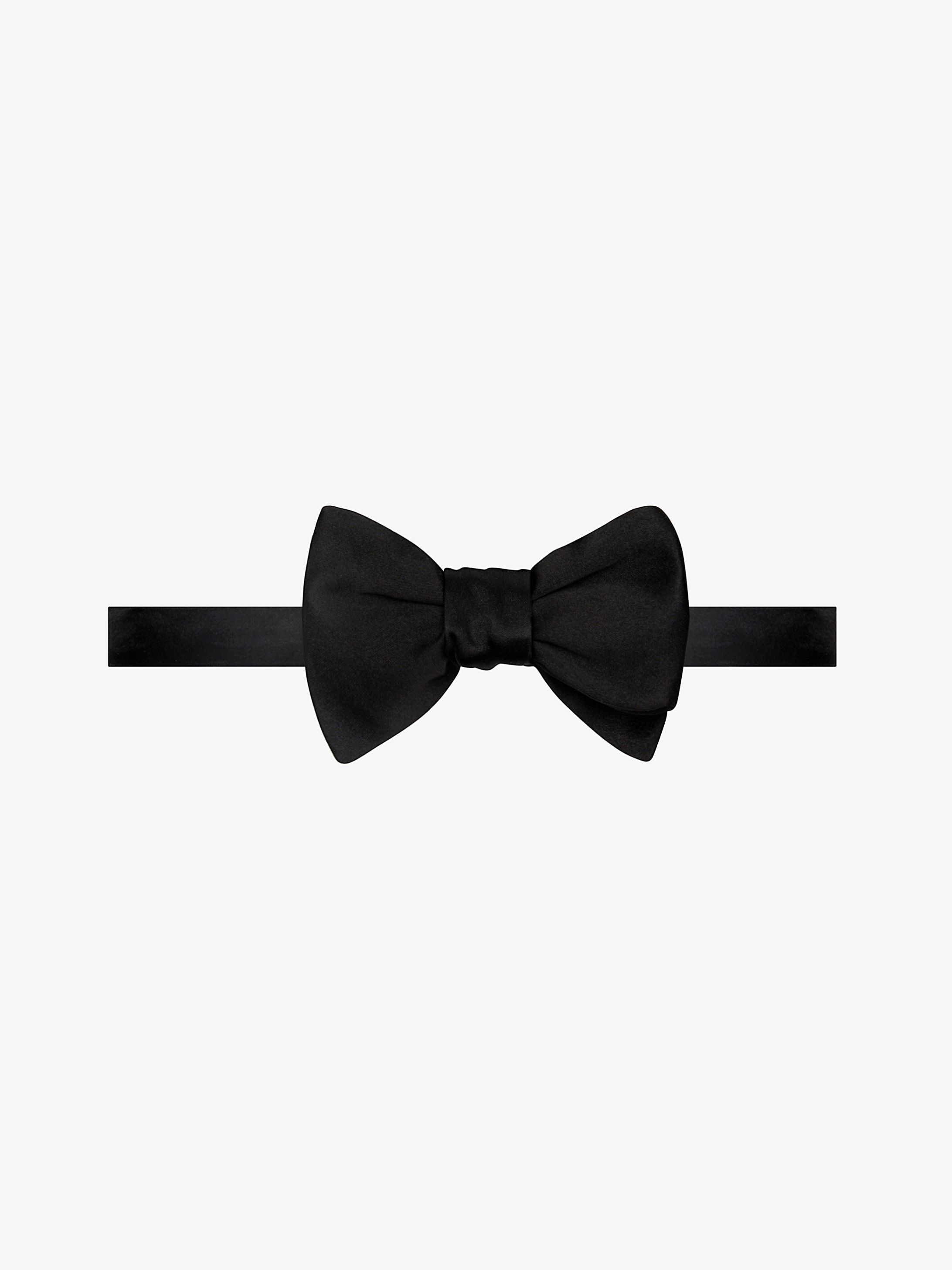 Evening bow tie in silk