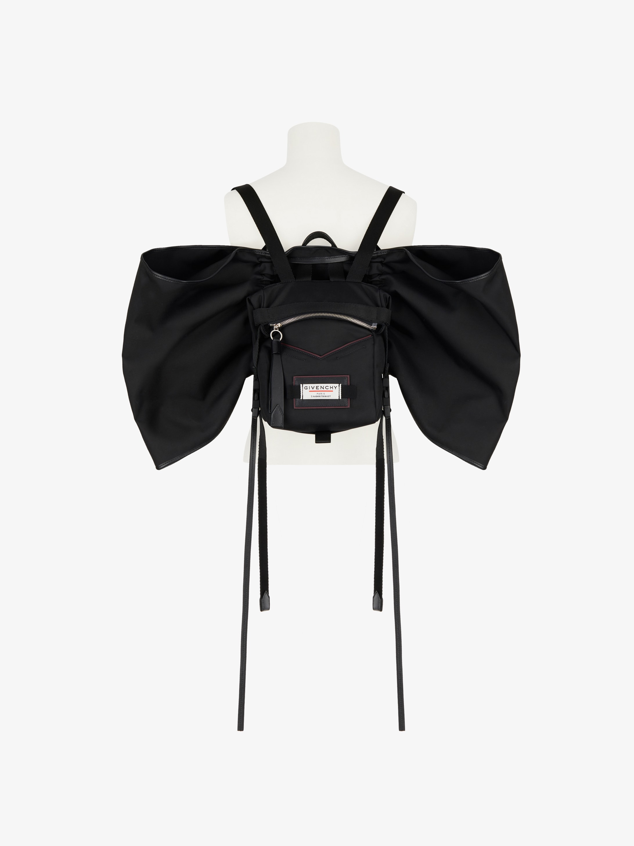 GIVENCHY Downtown mini backpack in nylon with wings