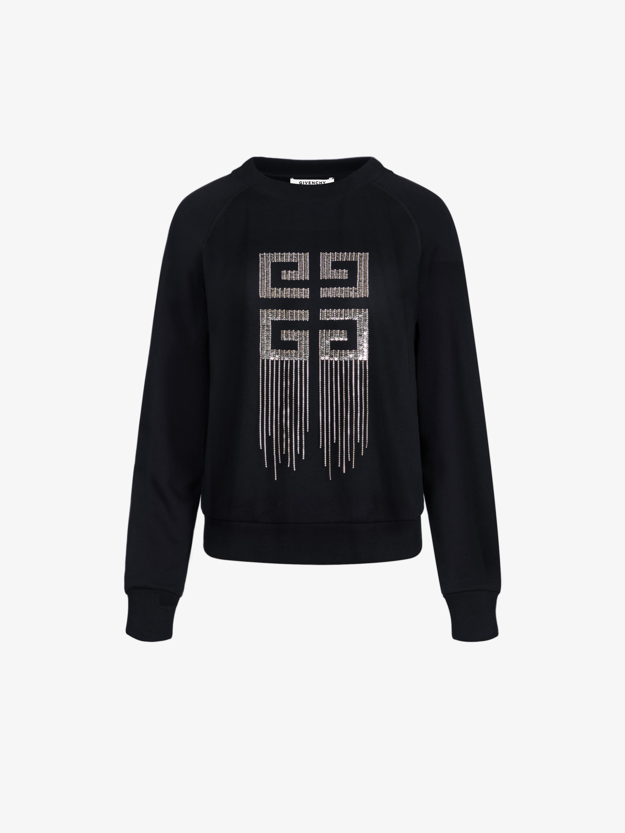 4G embroidery sweatshirt in sequins and crystals | GIVENCHY Paris
