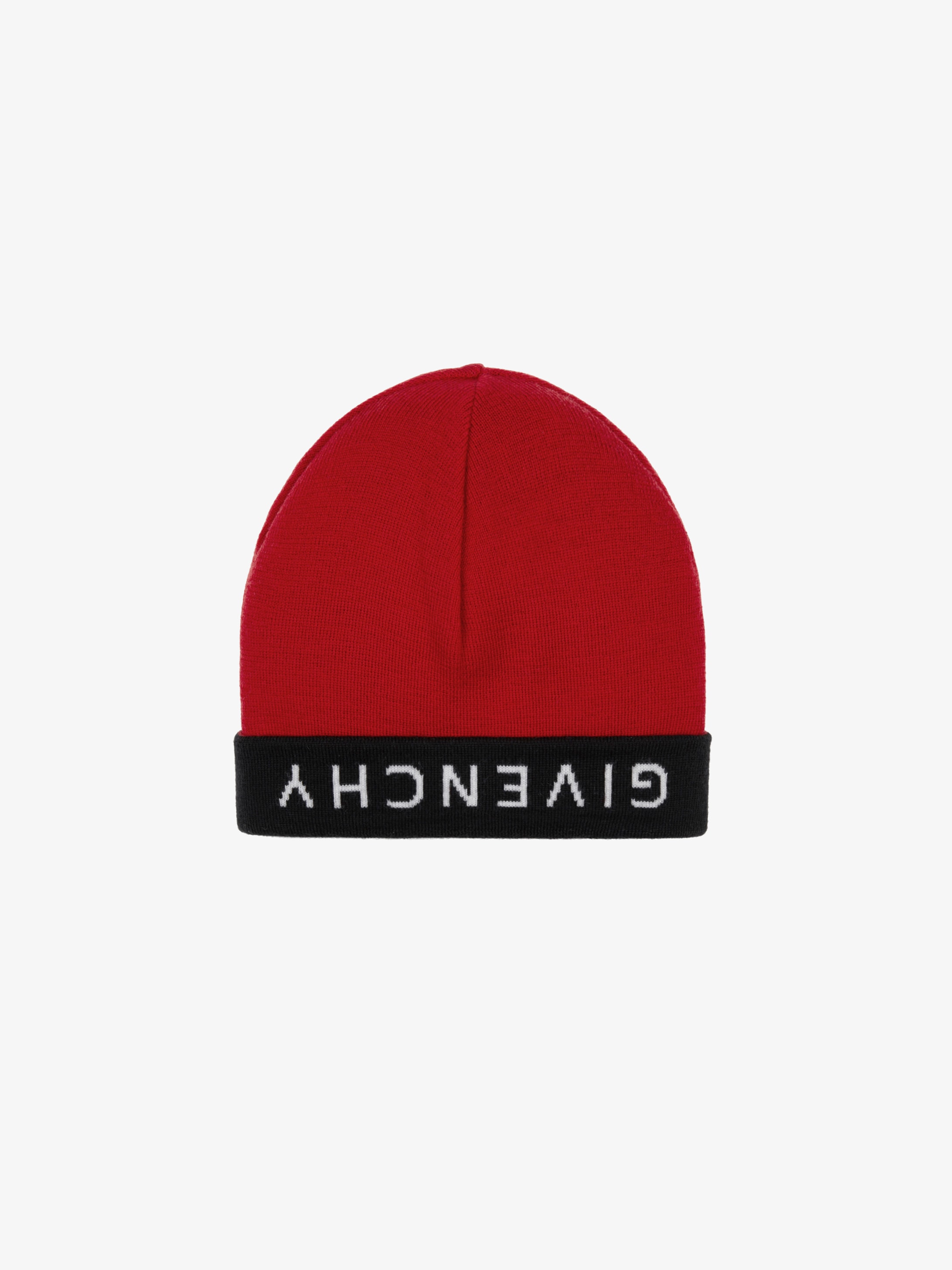 GIVENCHY reversible beanie in wool