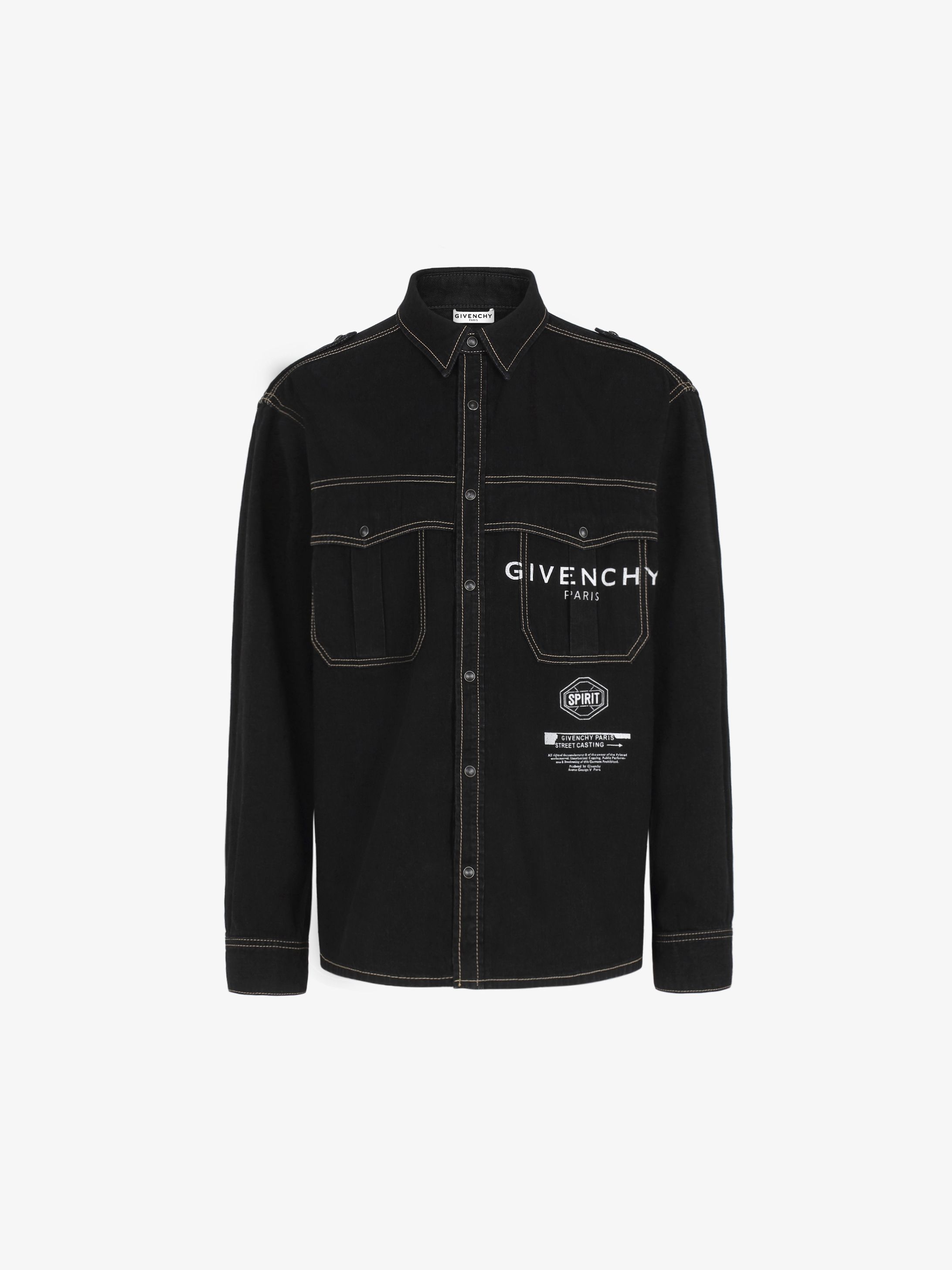 Chemise en denim GIVENCHY Spirit