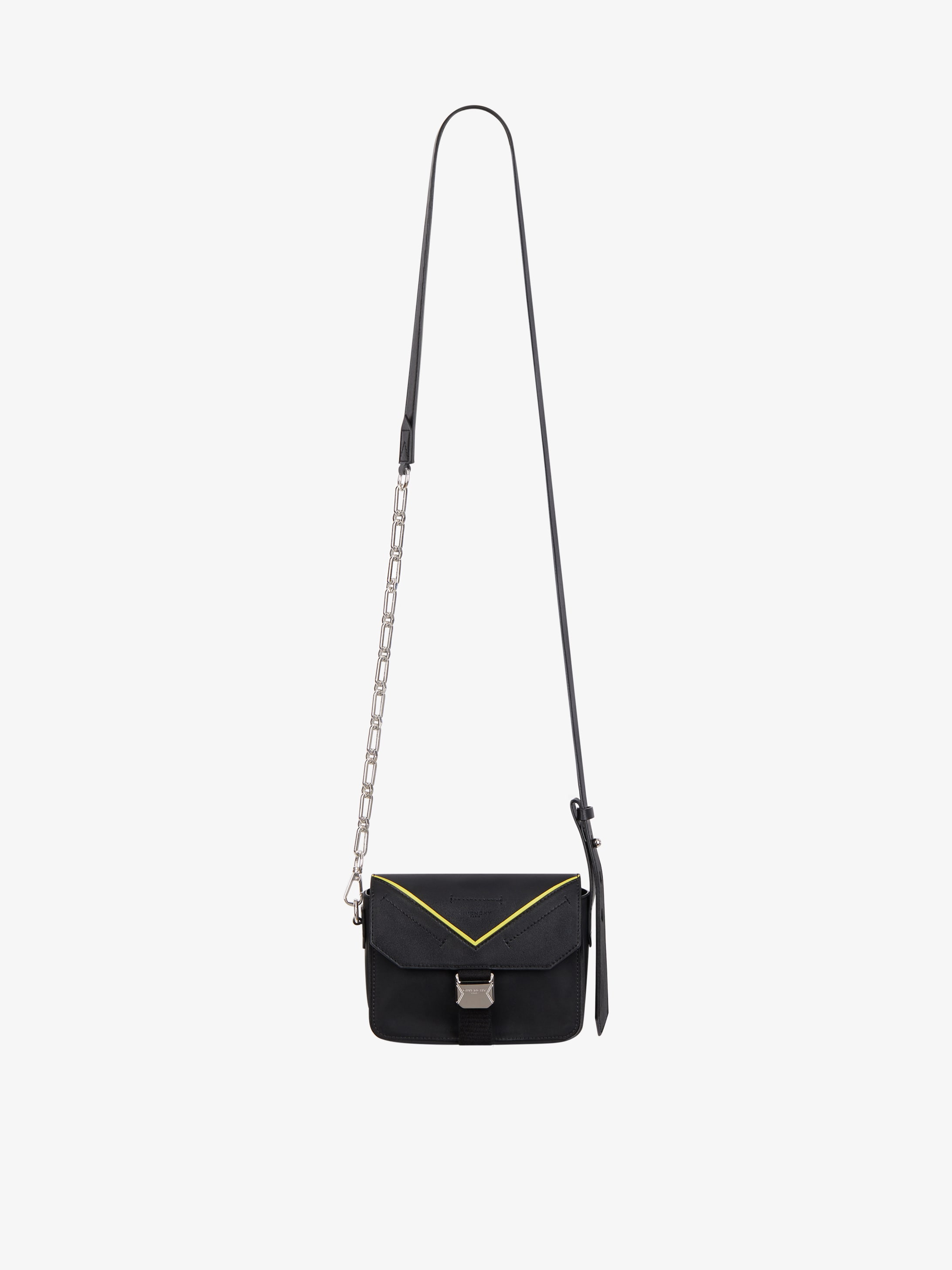 GIVENCHY PARIS Bond crossbody bag in nylon and leather