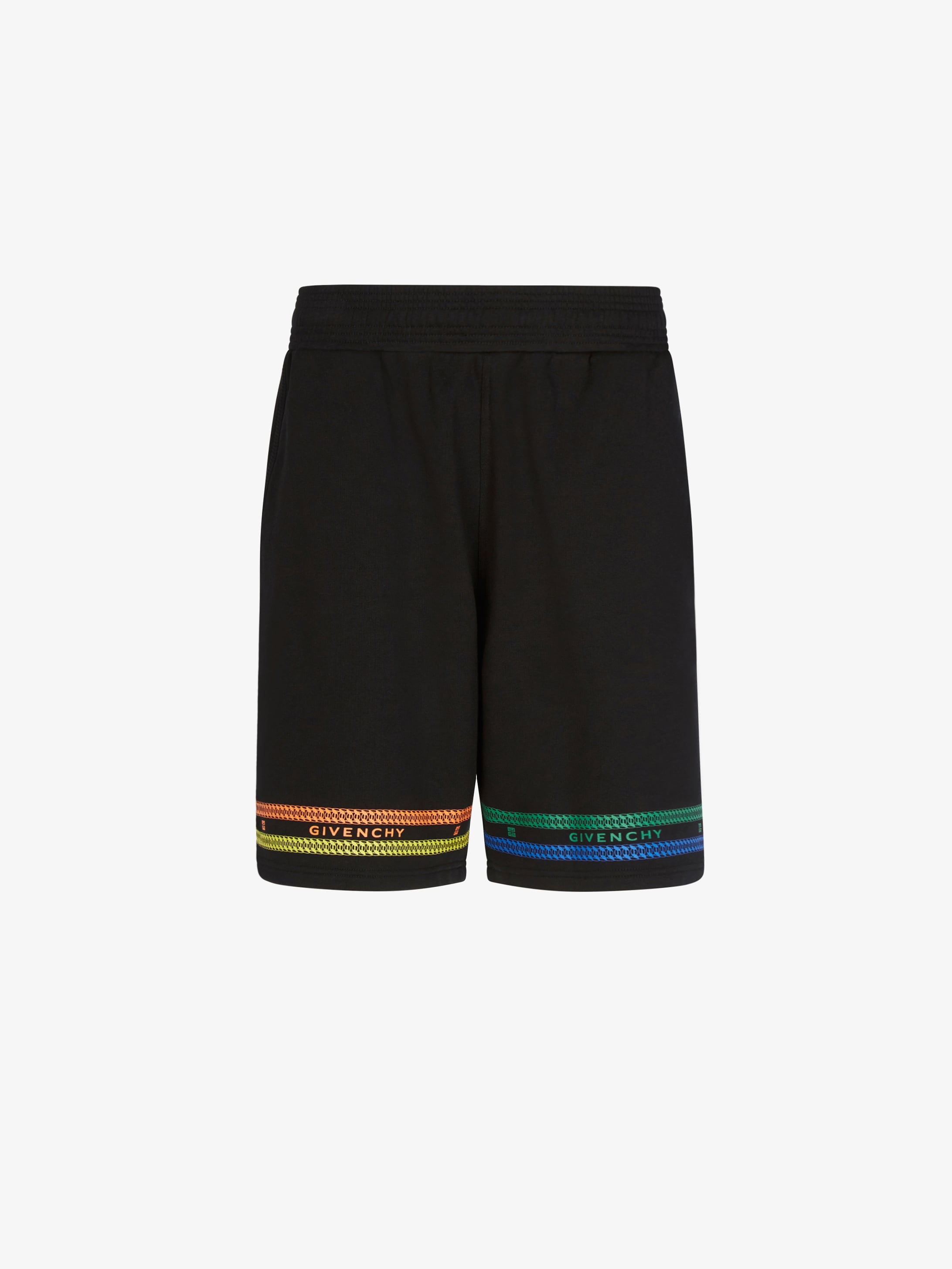 GIVENCHY multicolored Chain printed bermuda shorts