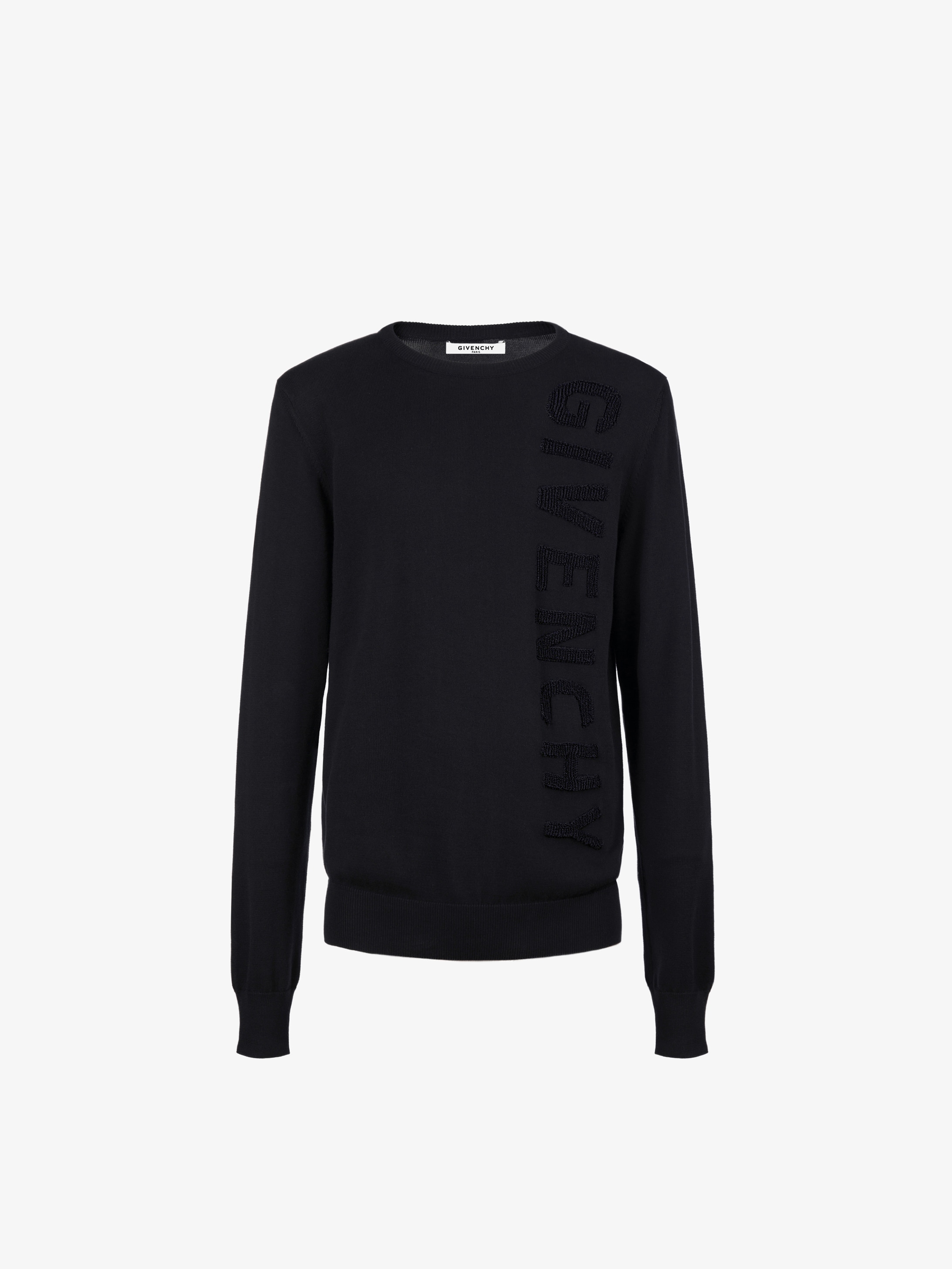 Pullover con firma GIVENCHY verticale
