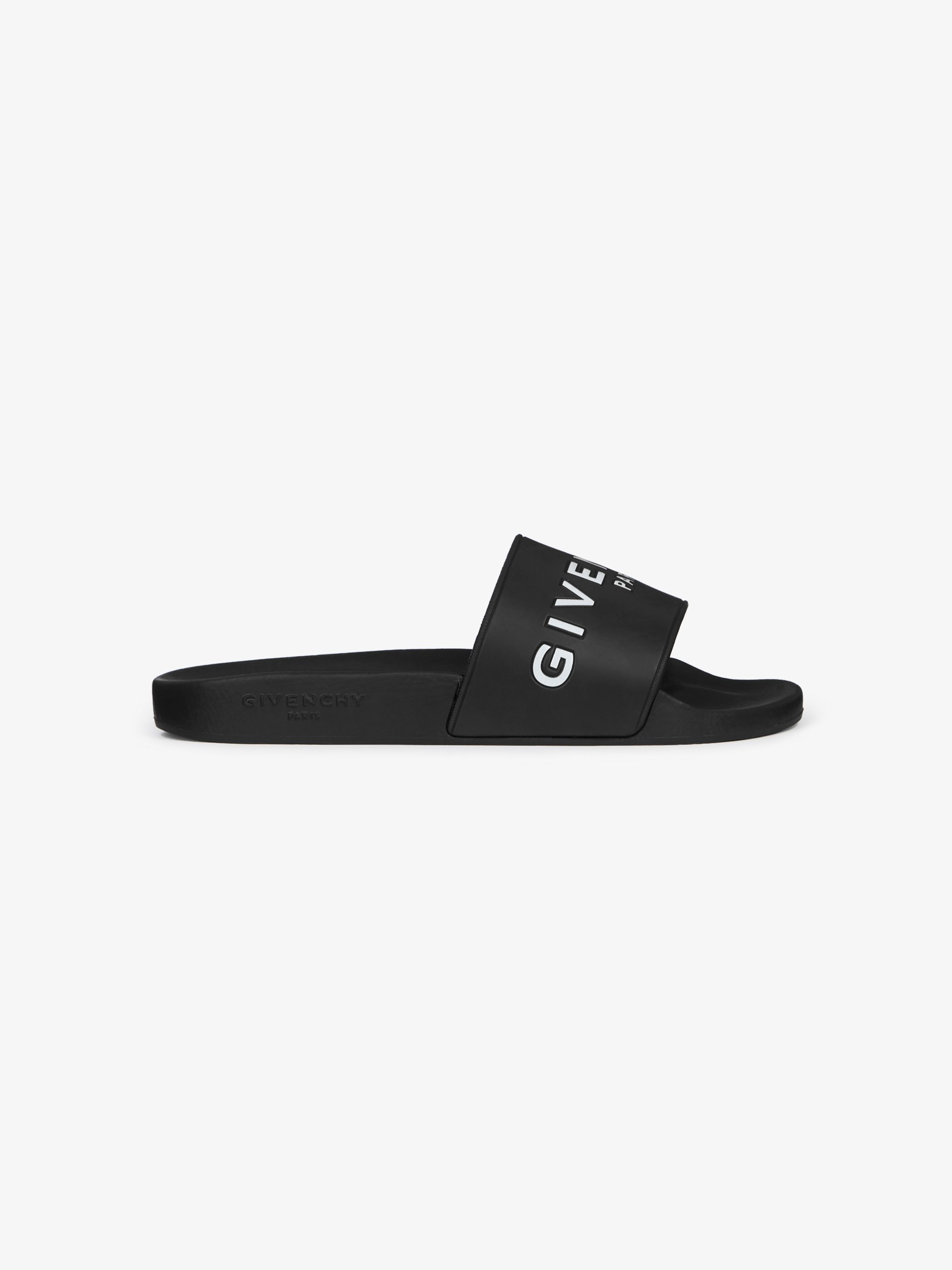 Givenchy PARIS Slide sandals in rubber GIVENCHY Paris