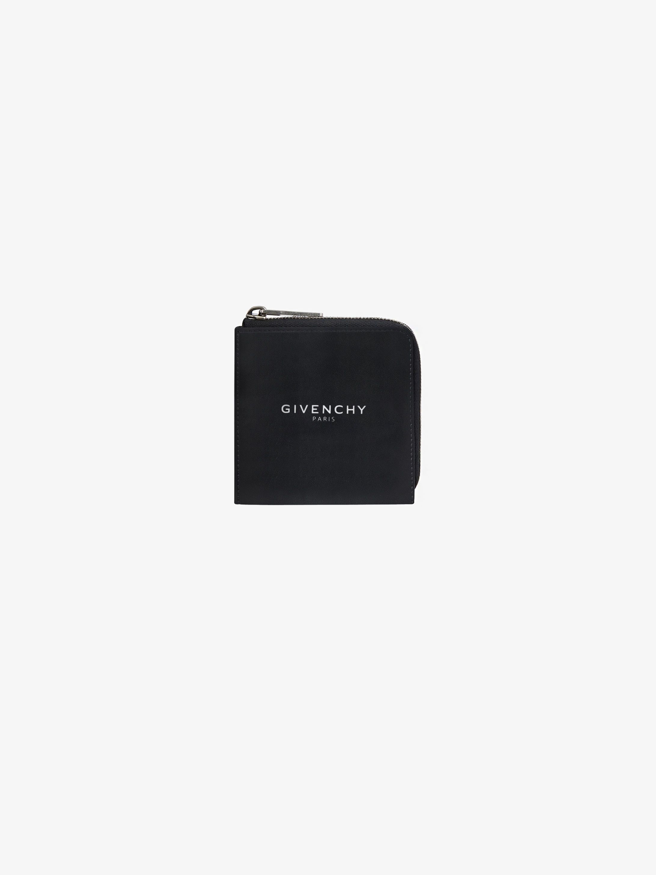 GIVENCHY PARIS square zipped wallet