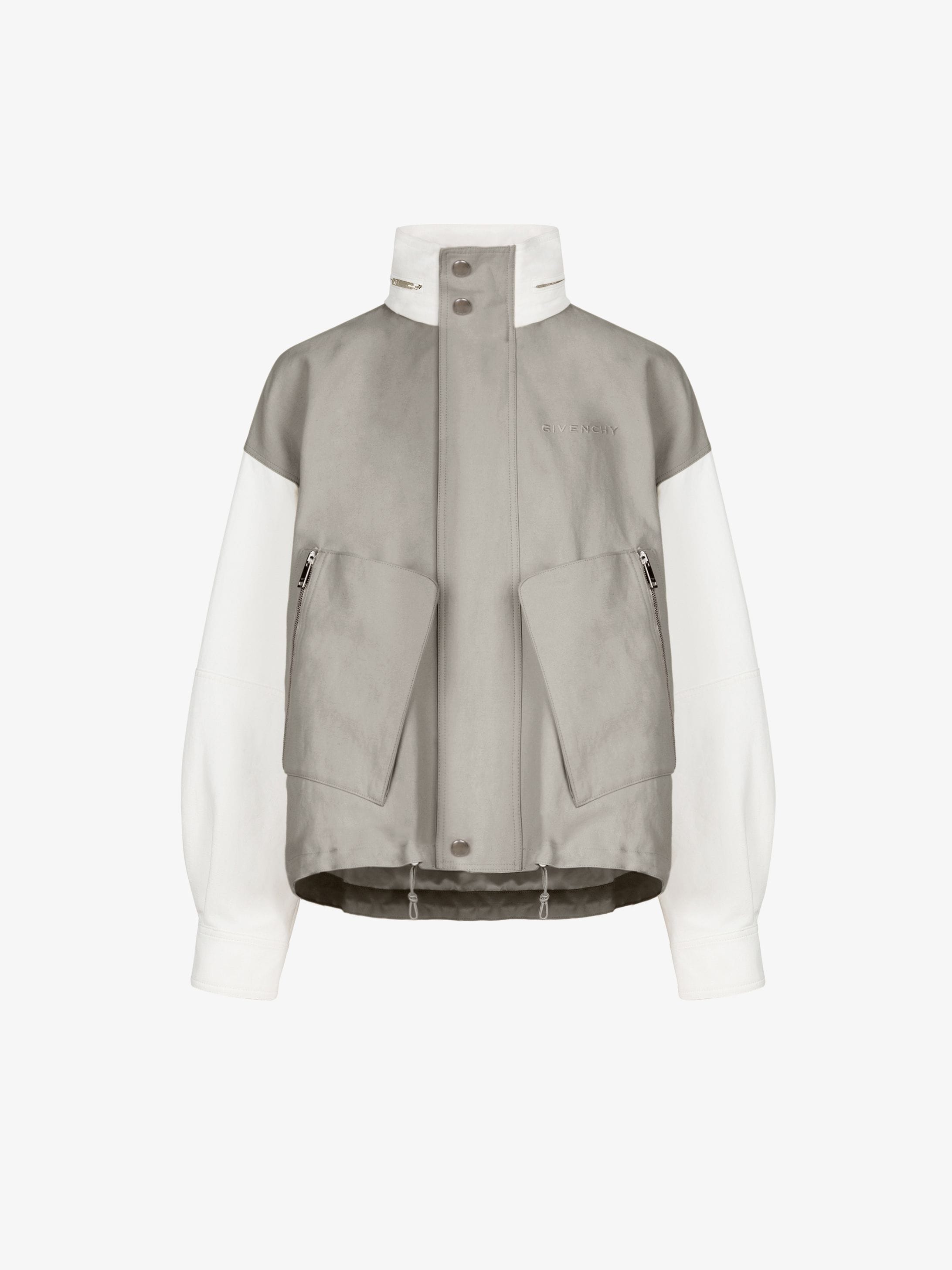 GIVENCHY two tone short jacket