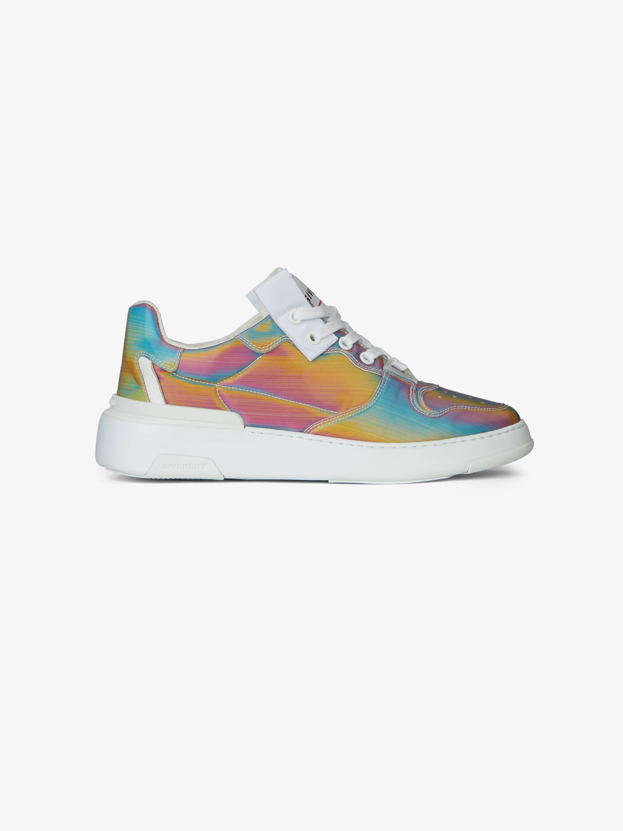 Sneakers basses Wing en toile holographique