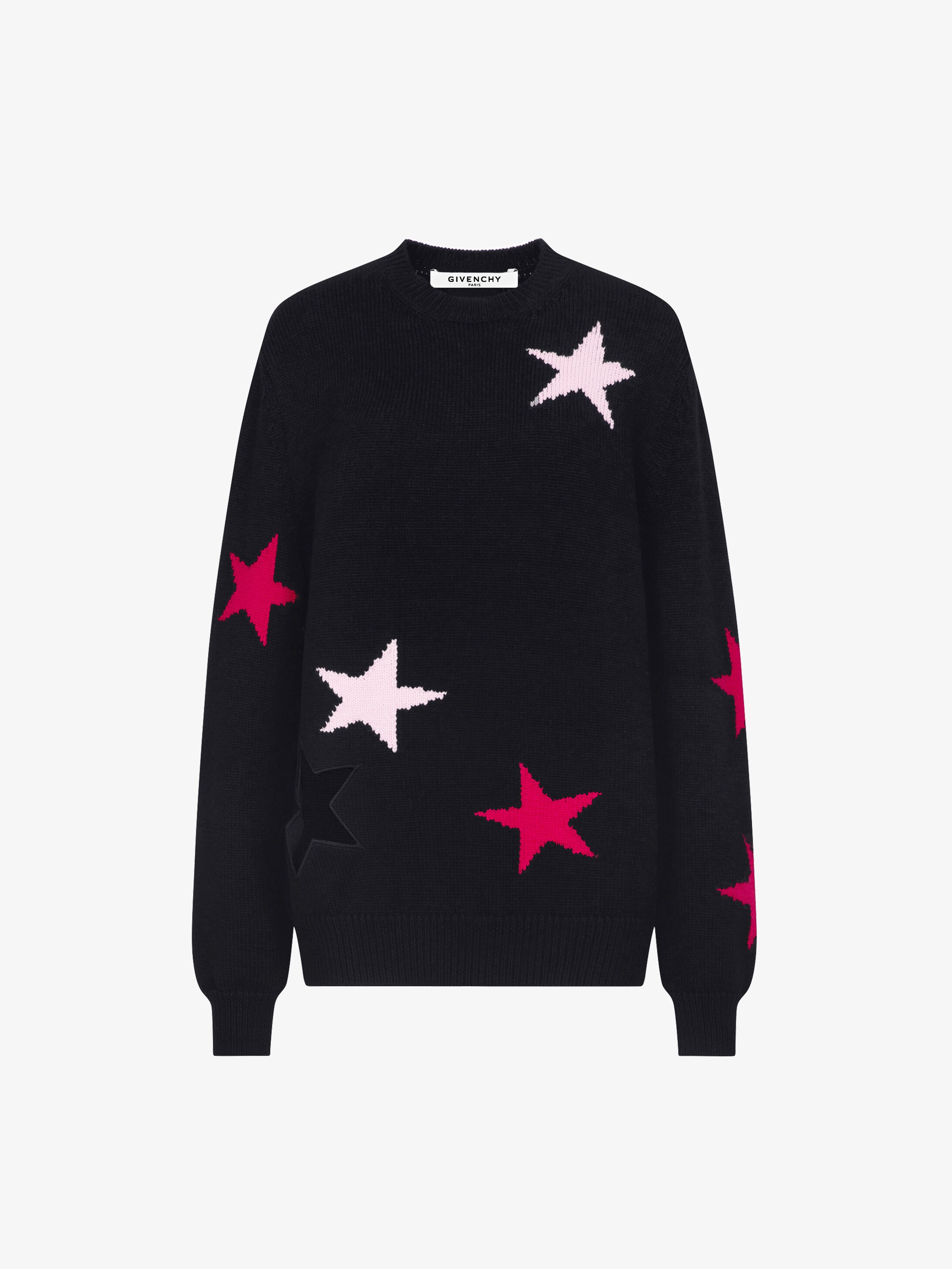 Stars jumper in wool and mohair 