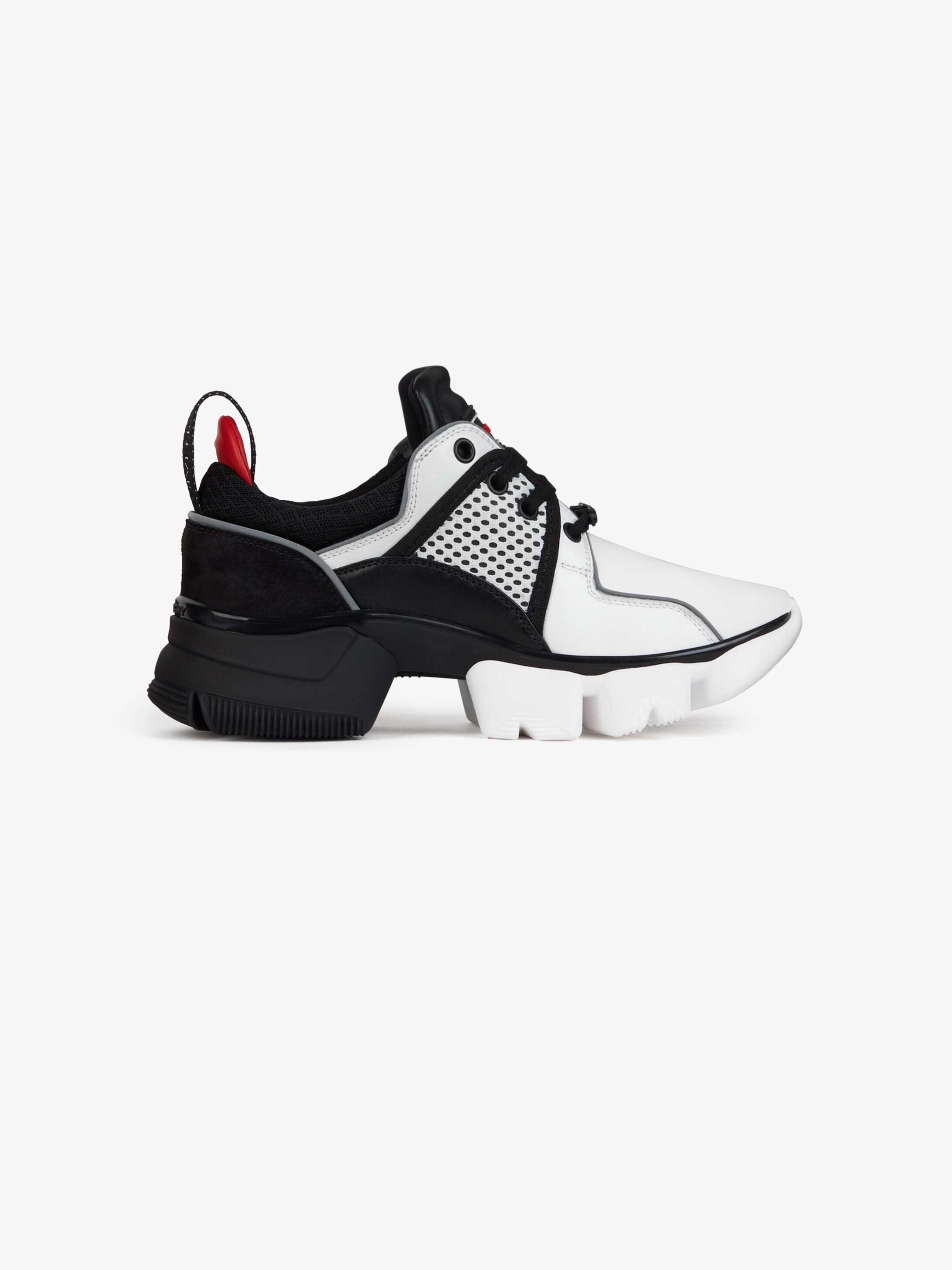 jaw low sneakers in neoprene and leather