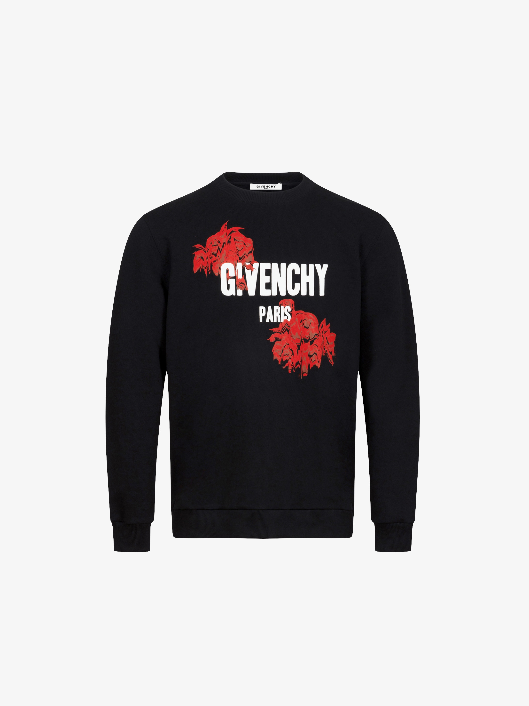 givenchy rose sweatshirt