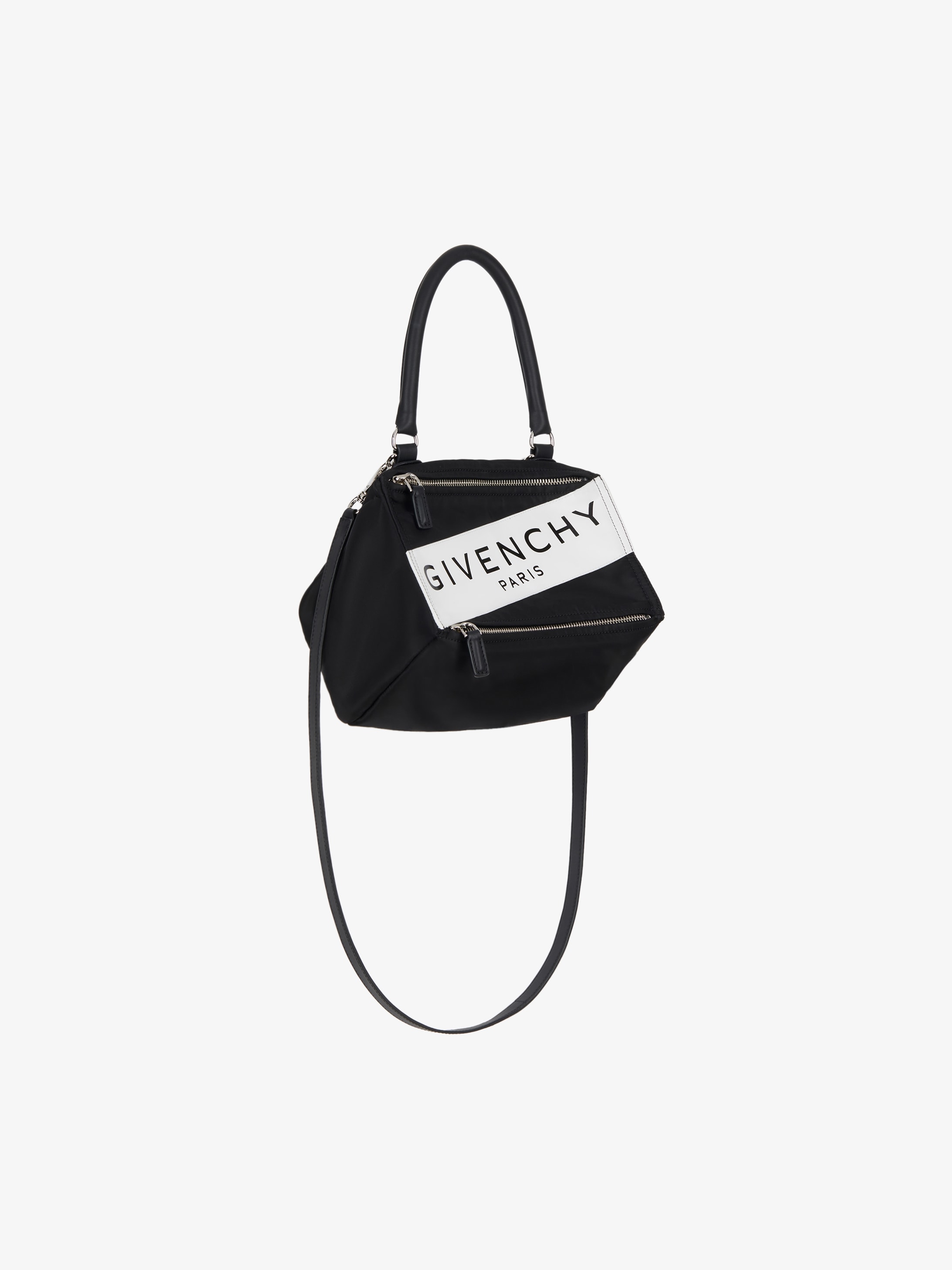 Givenchy Paris Band Small Pandora Bag In Nylon Givenchy Paris Band Small Pandora Bag In Nylon
