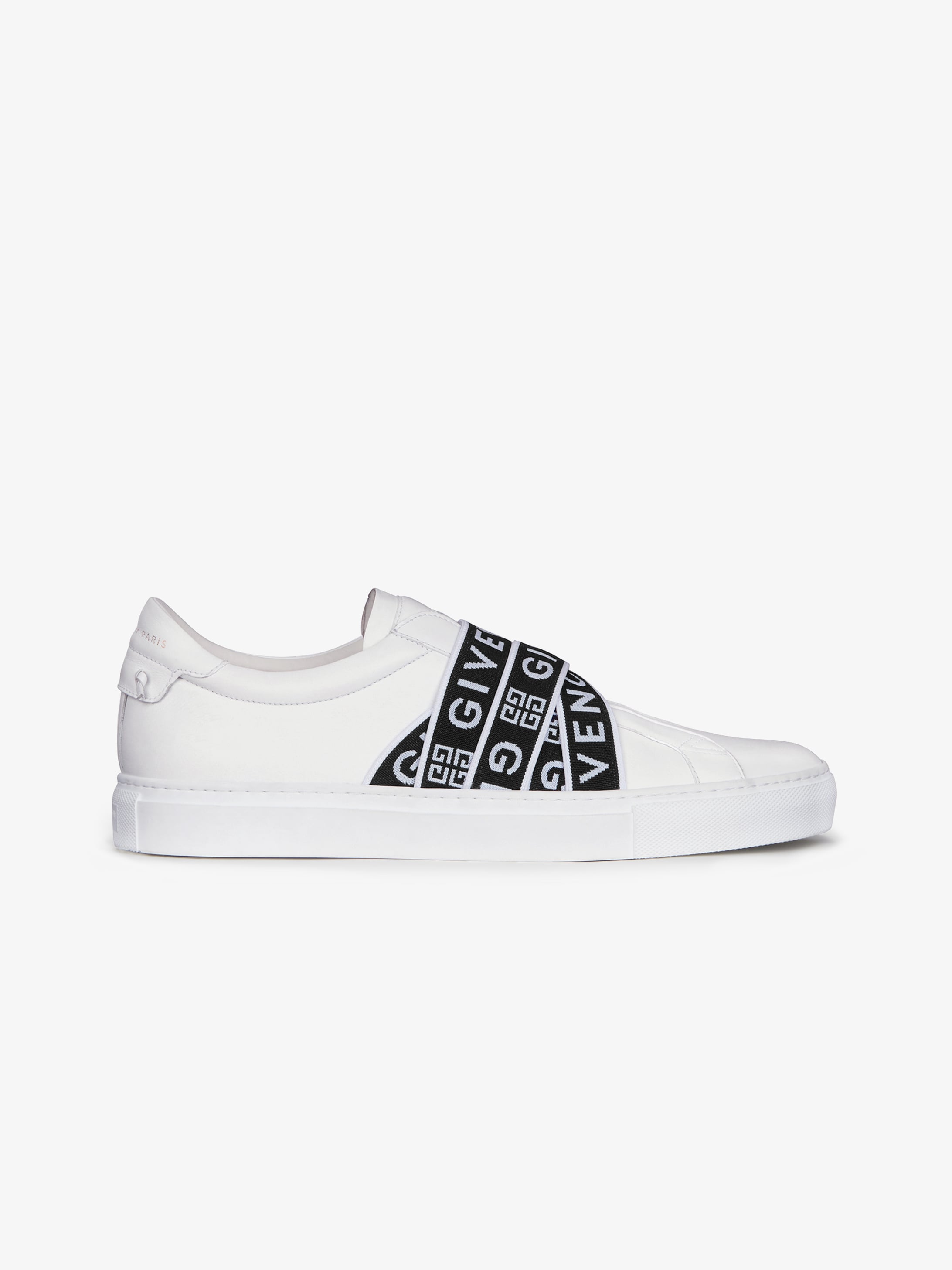 givenchy 4g webbing knitted mid sneakers