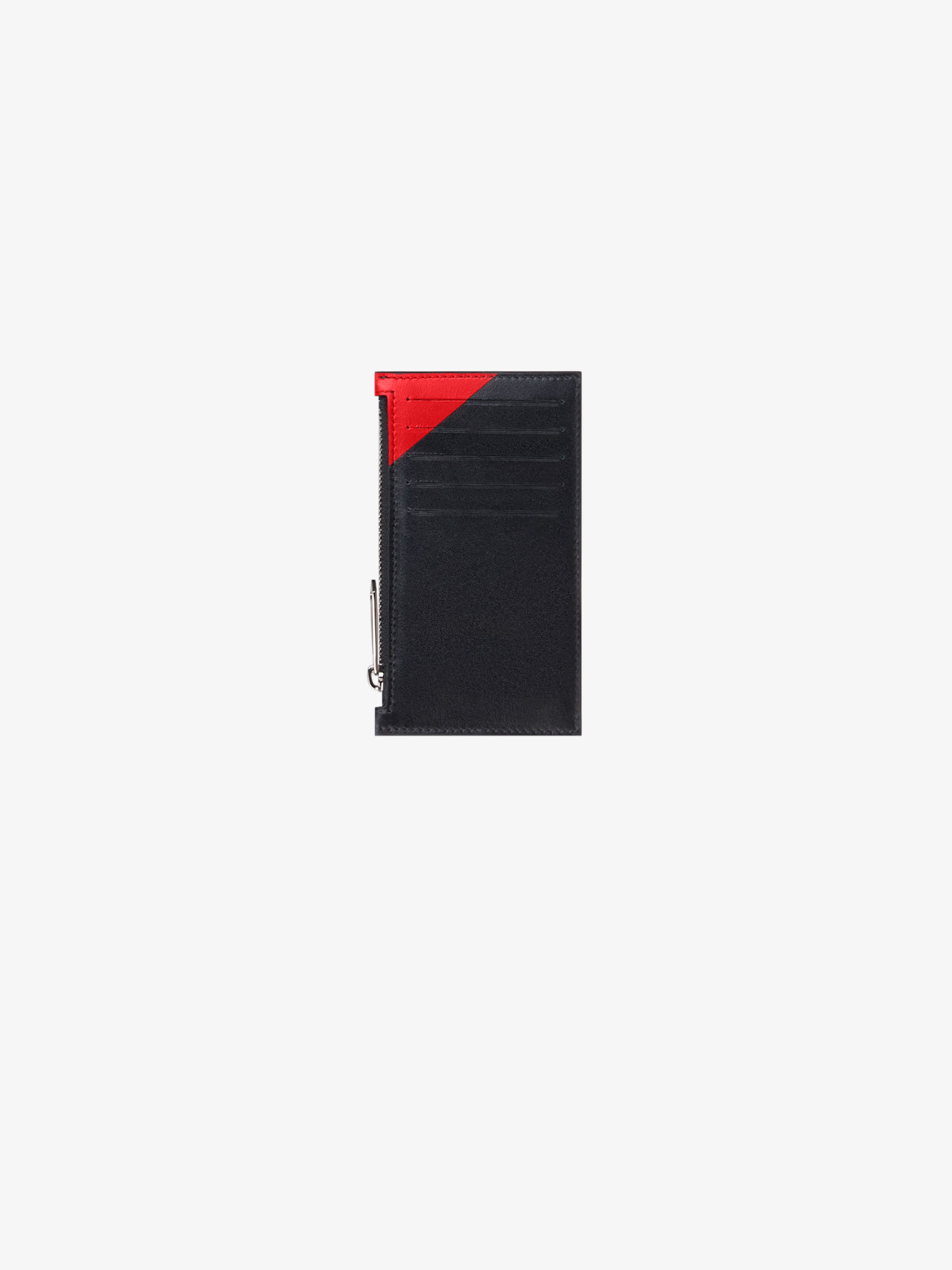 Porte-cartes zippé GIVENCHY en cuir
