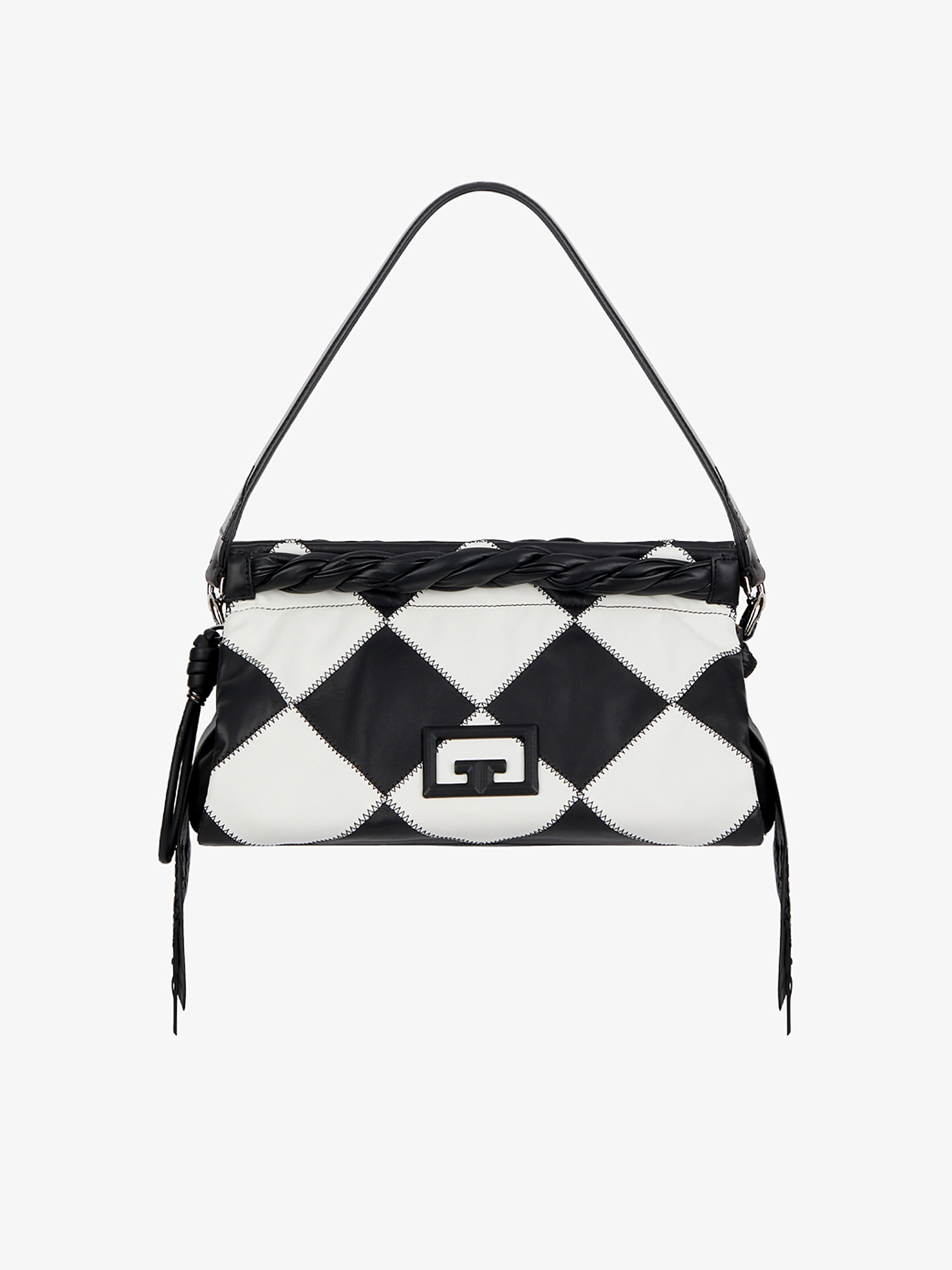 Large ID93 bag in patchwork leather