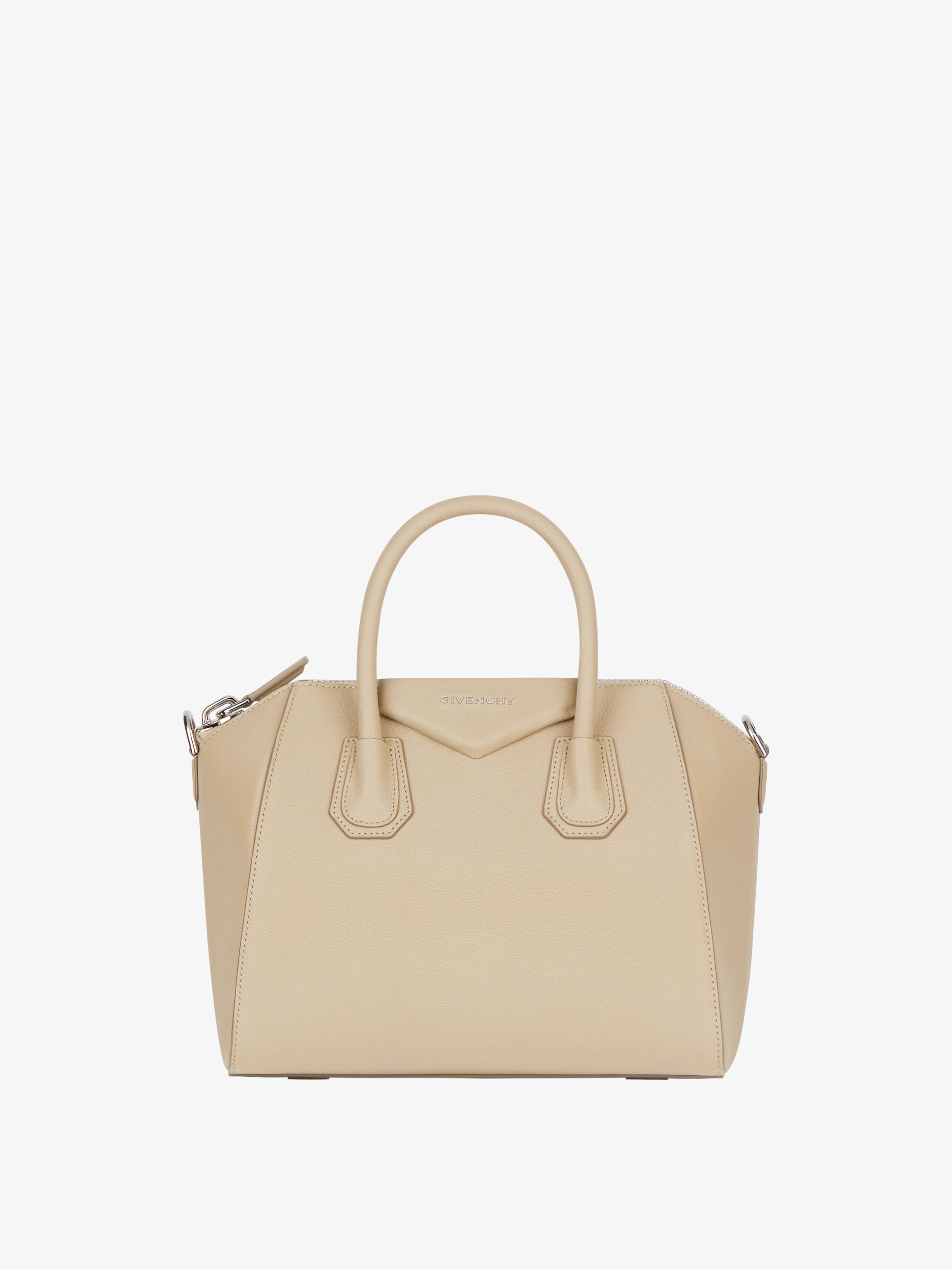 Small Antigona bag in grained leather