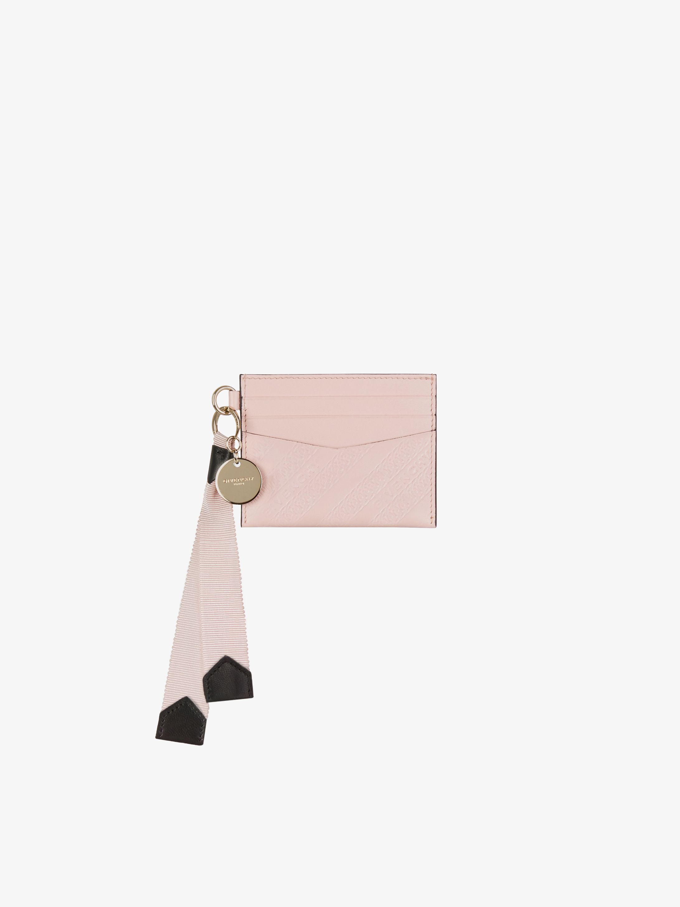 Bond card holder in GIVENCHY chain leather