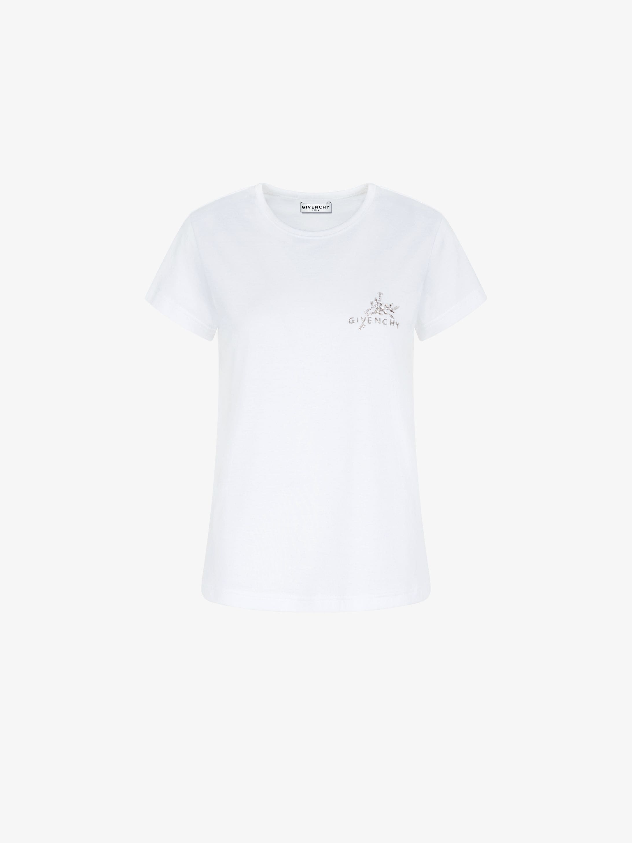 T-shirt GIVENCHY con ricamo in cristalli