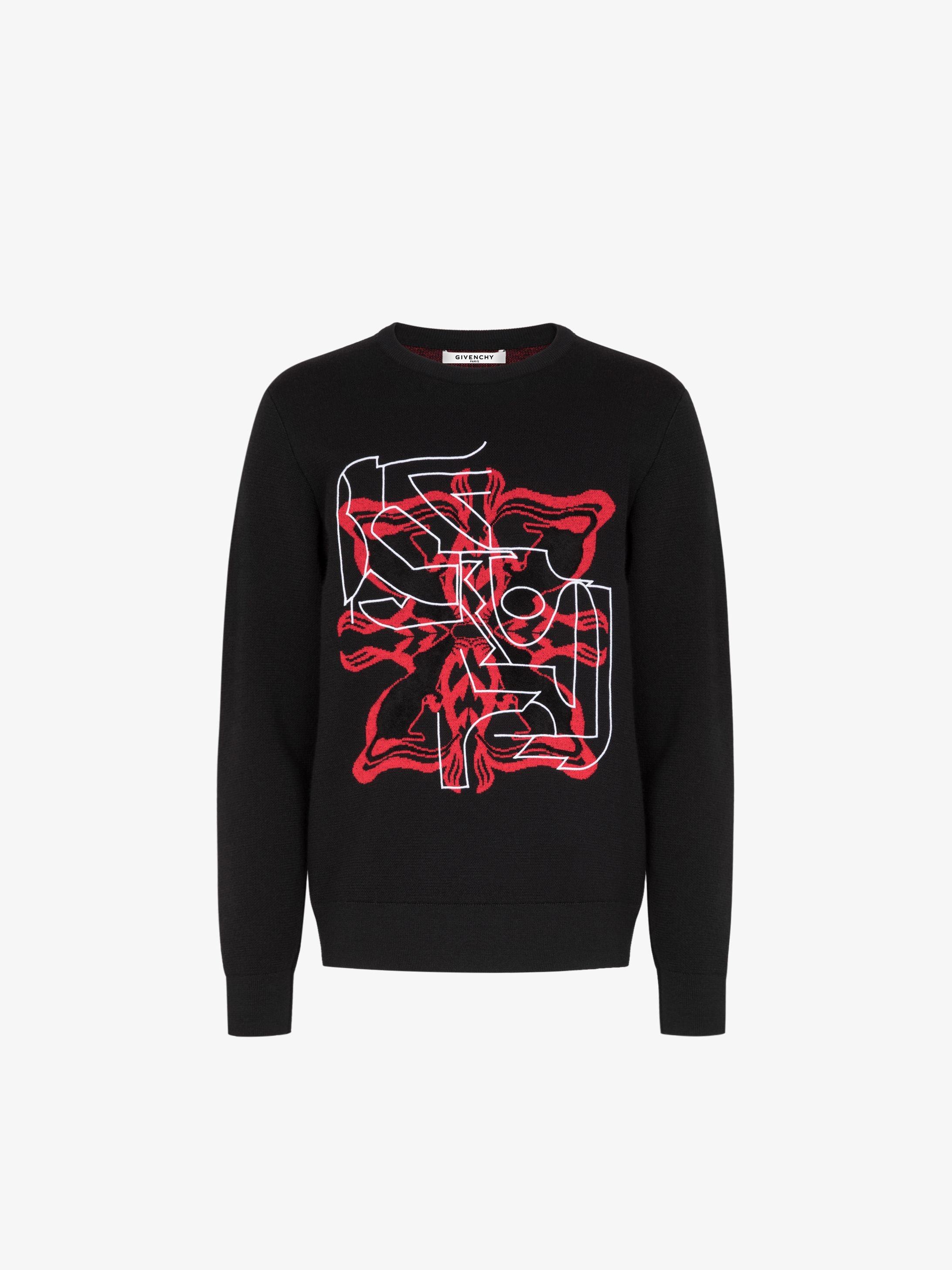 Rat sign sweater in jacquard