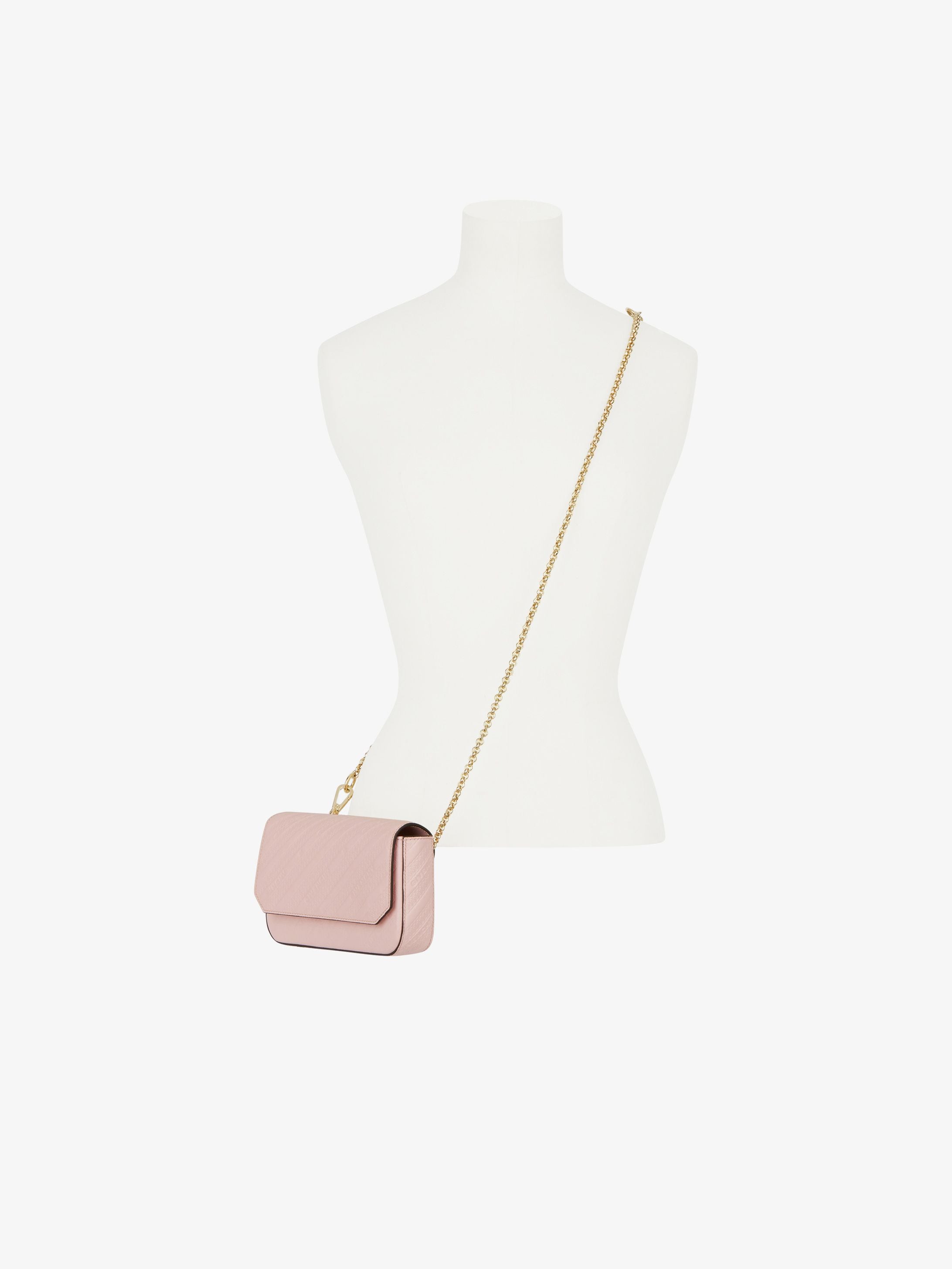 Bond pouch in GIVENCHY chain leather with chain strap