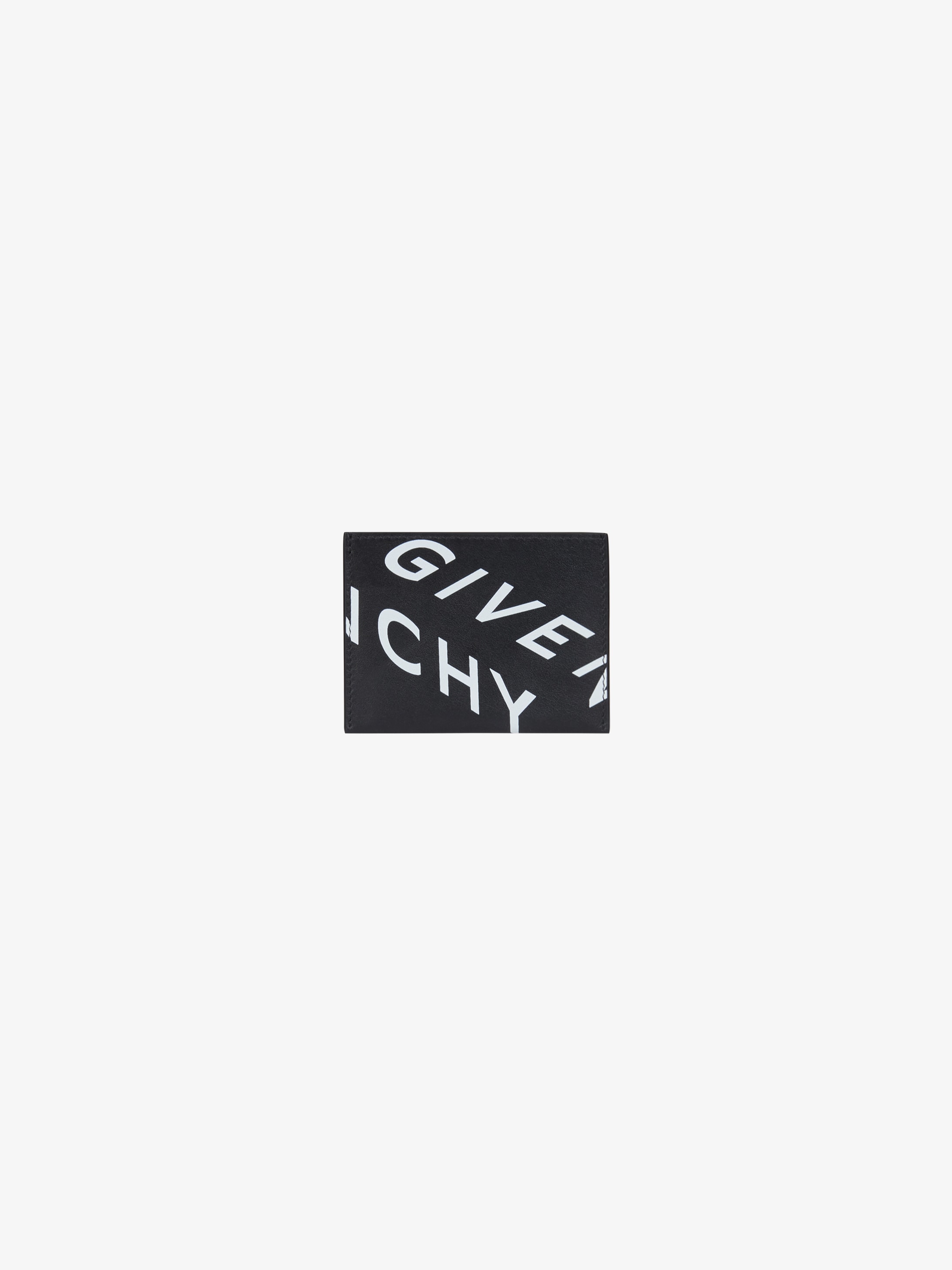 GIVENCHY Refracted card holder in leather