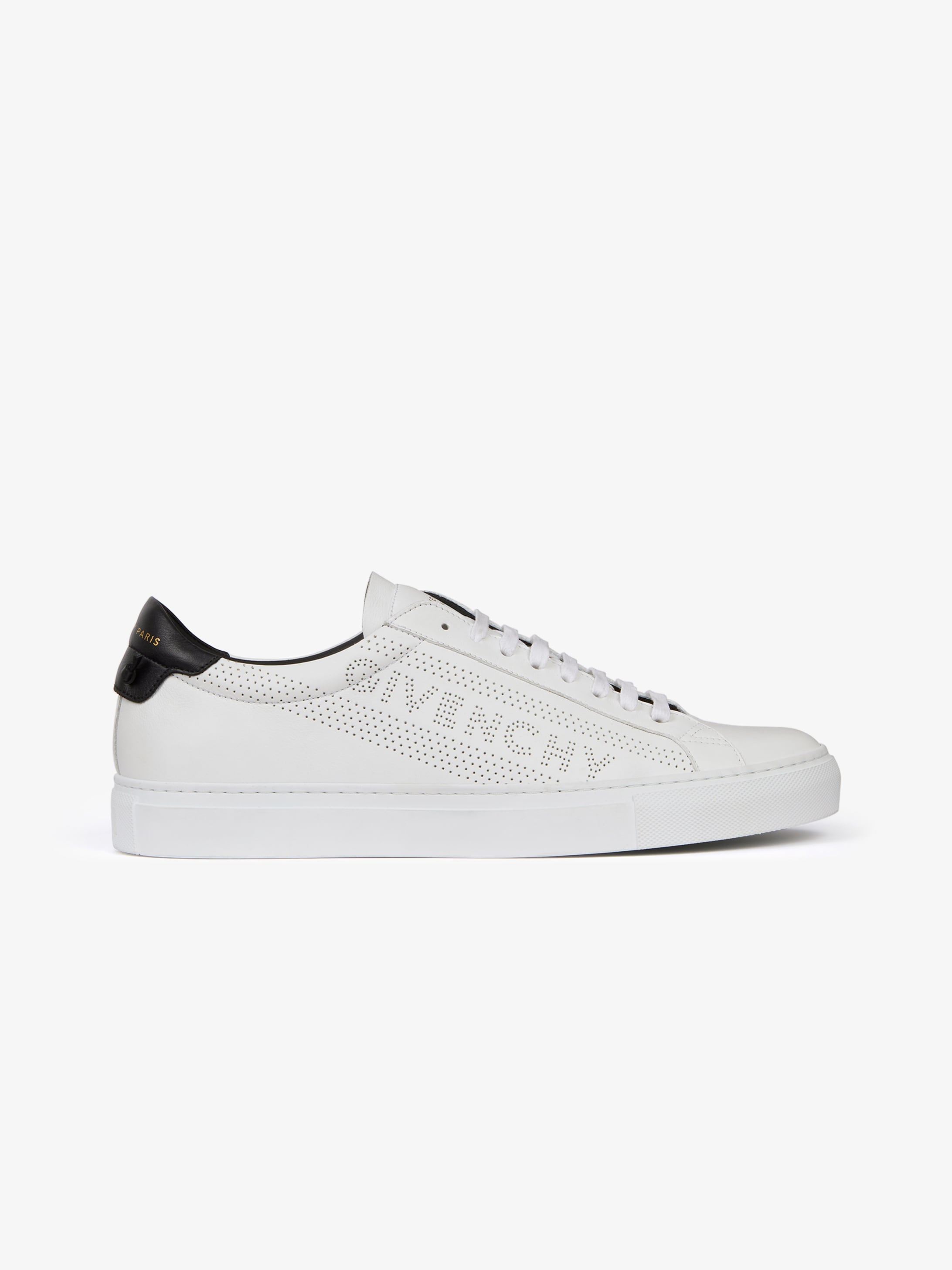 GIVENCHY perforated low sneakers in leather